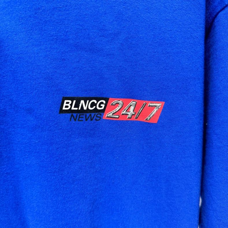 Balenciaga Balenciaga Electric Blue Short Sleeve Size US XS / EU 42 / 0 - 4 Thumbnail