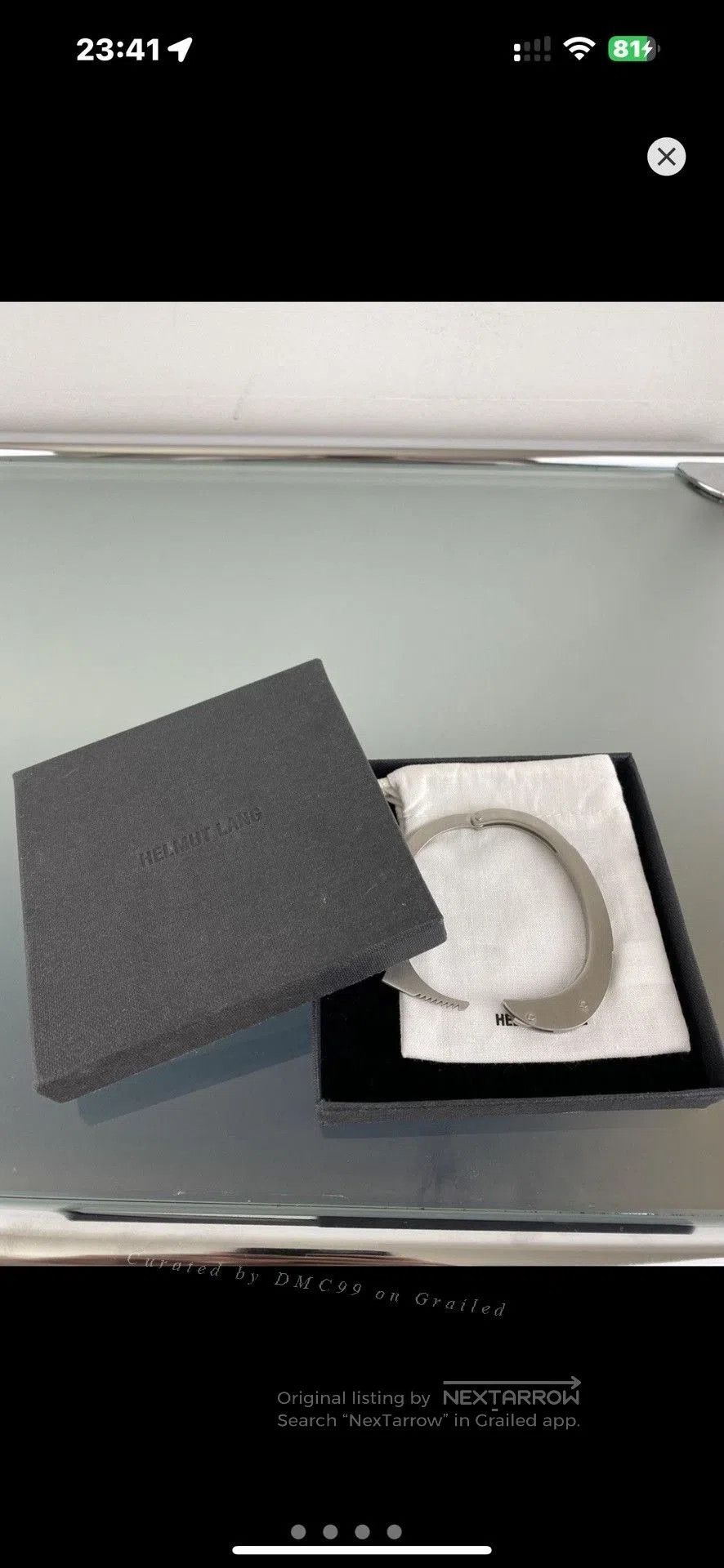 Helmut Lang Helmut Lang Handcuff Bracelet Reissue. Size ONE SIZE - 2 Thumbnail