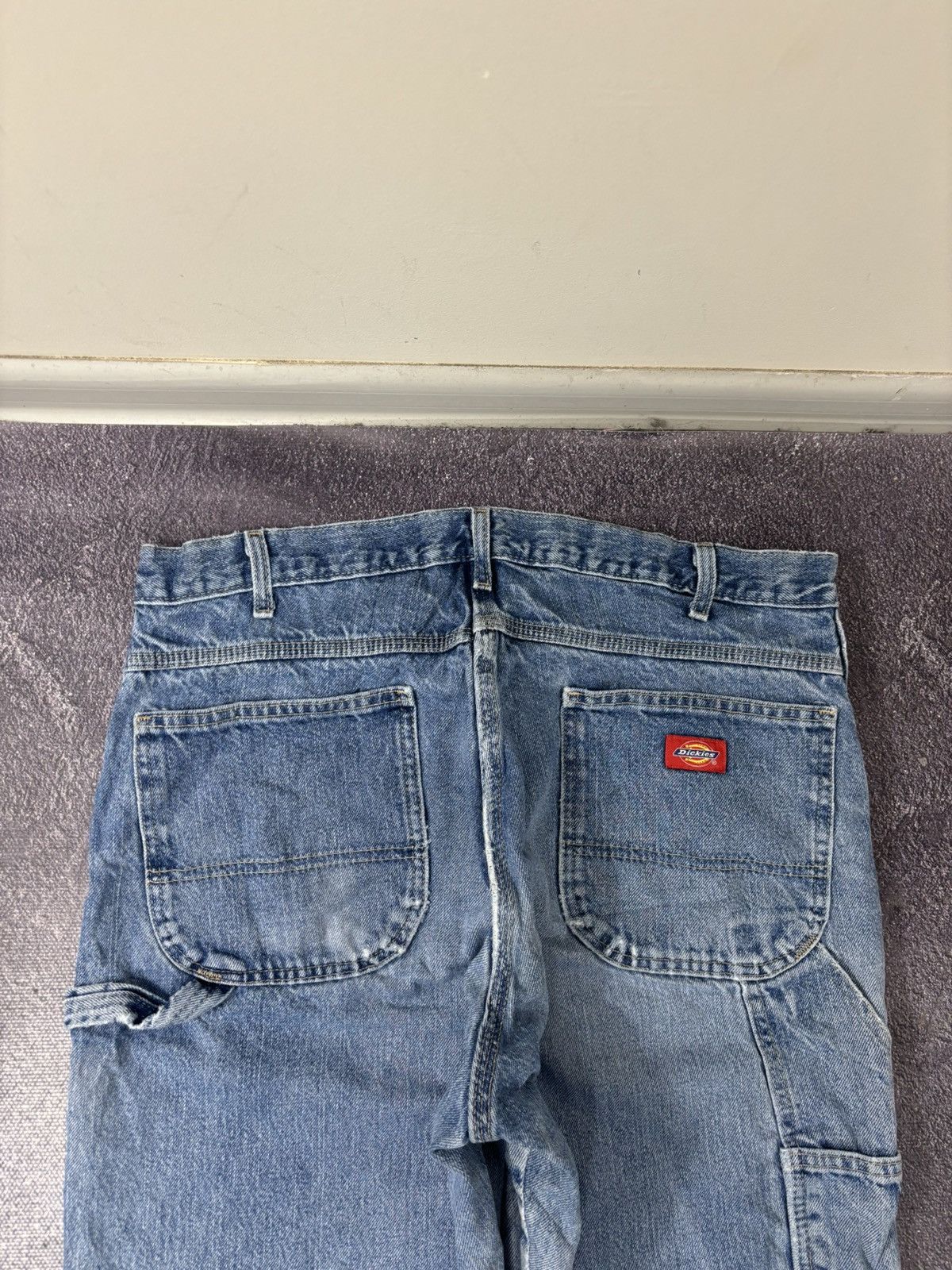 Dickies Vintage Dickies USA Workwear Faded Blue Denim Baggy Jeans Size US 36 / EU 52 - 6 Thumbnail