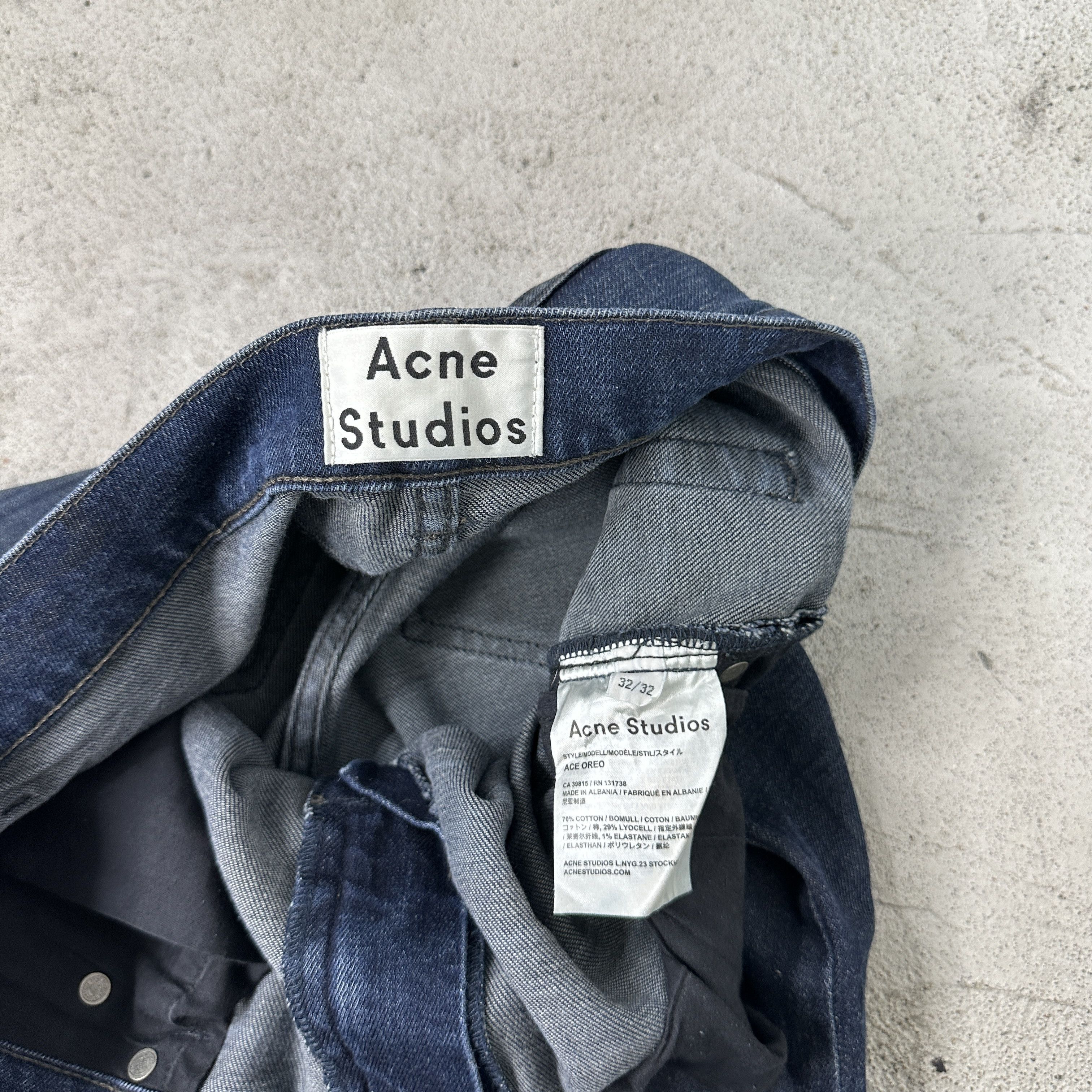 Acne Studios × Vintage Vintage Denim Y2K Preppy Old Money Acne Studios Jeans Size 32" / US 10 / IT 46 - 5 Thumbnail