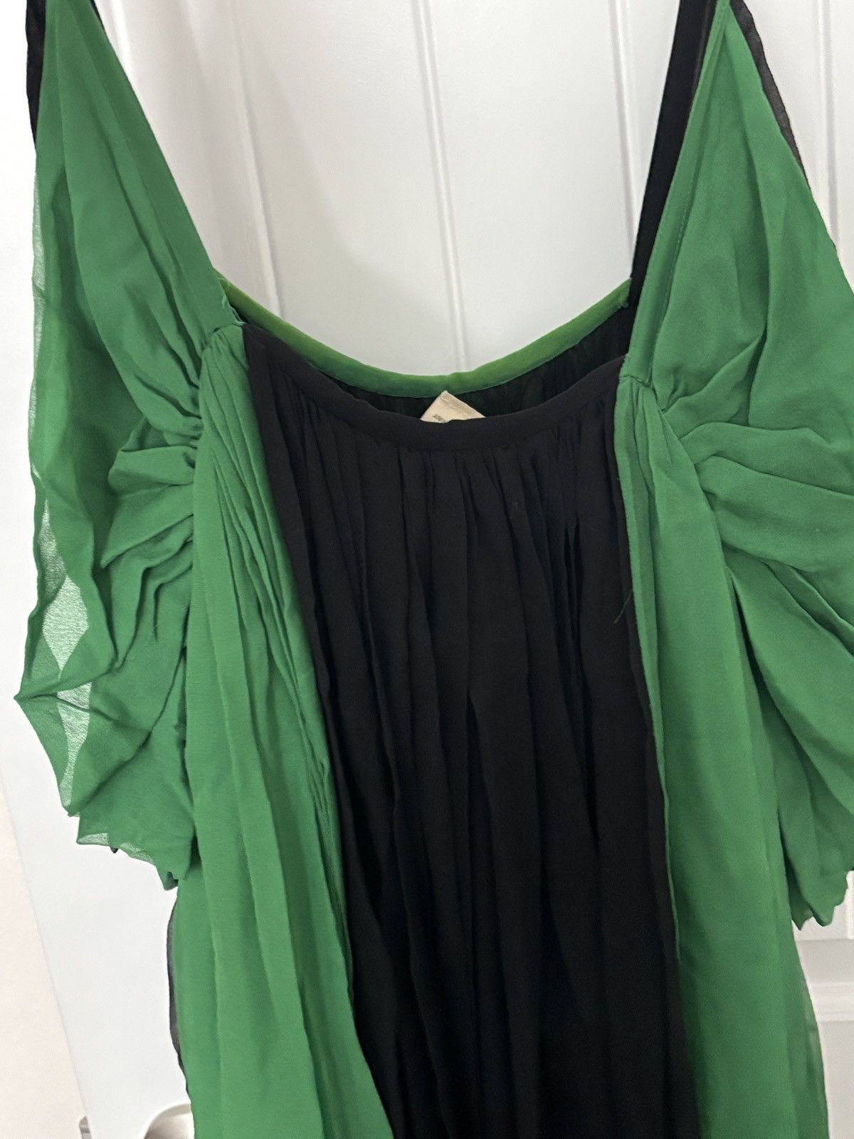 Henri Bendel RARE Vintage 1970s Henri Bendel Silk Dress – Made in France Size M / US 6-8 / IT 42-44 - 4 Thumbnail