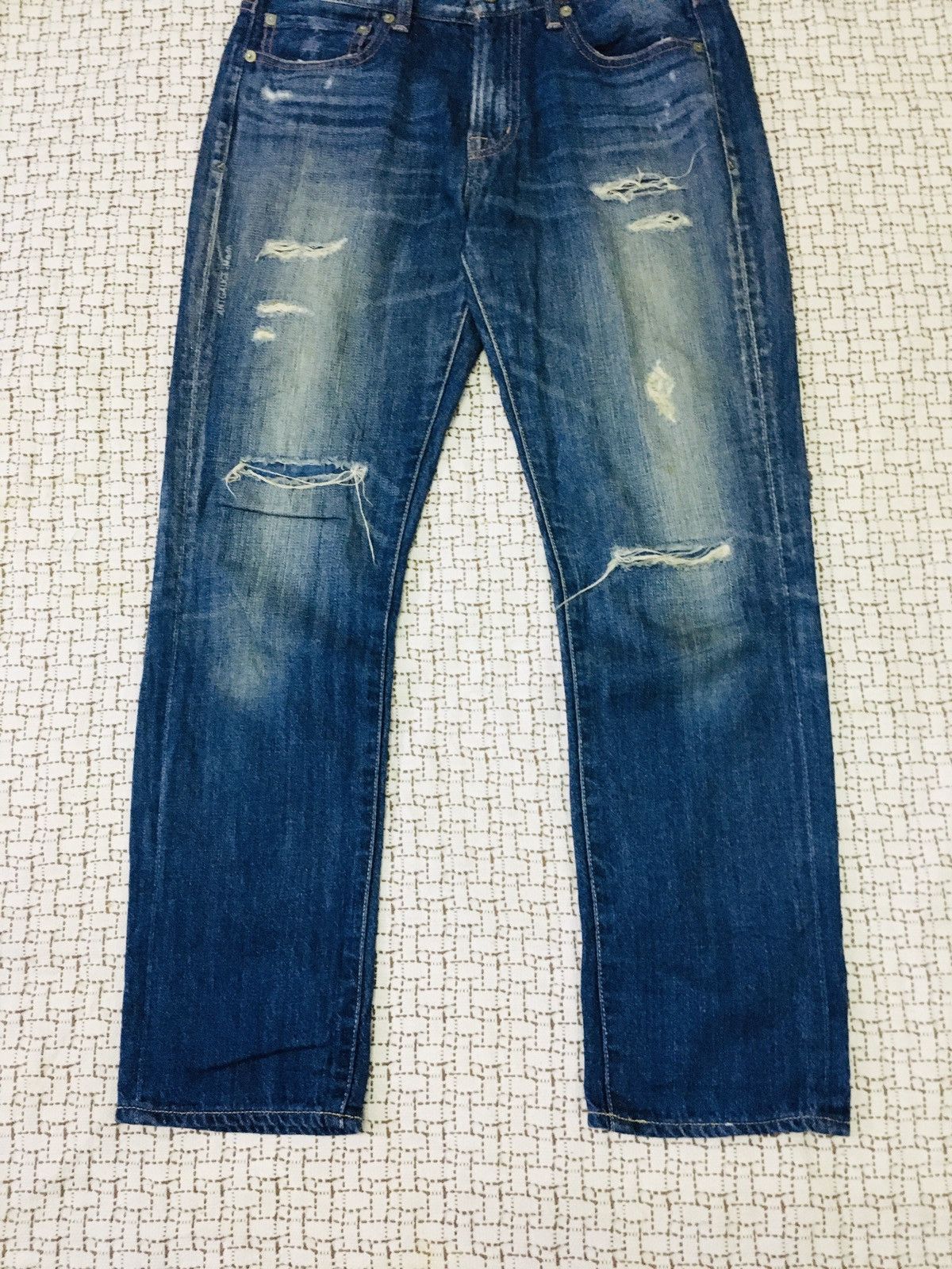 Japanese Brand Antgauge Distressed Jeans (16) Size 30" / US 8 / IT 44 - 17 Thumbnail