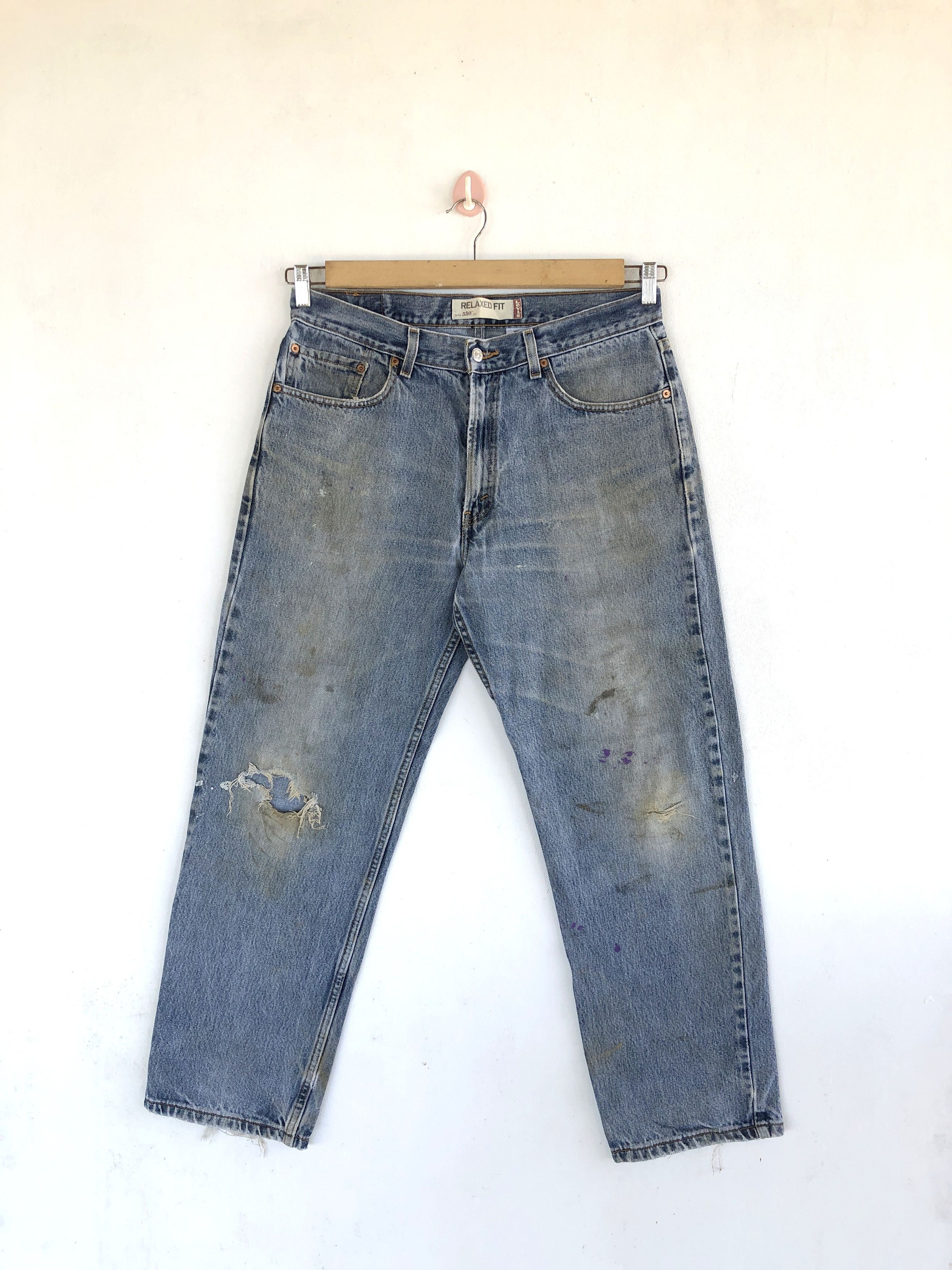 Levi's Vintage Levis 550 Jeans Levi's Faded Light Wash Denim Size US 32 / EU 48 - 1 Thumbnail
