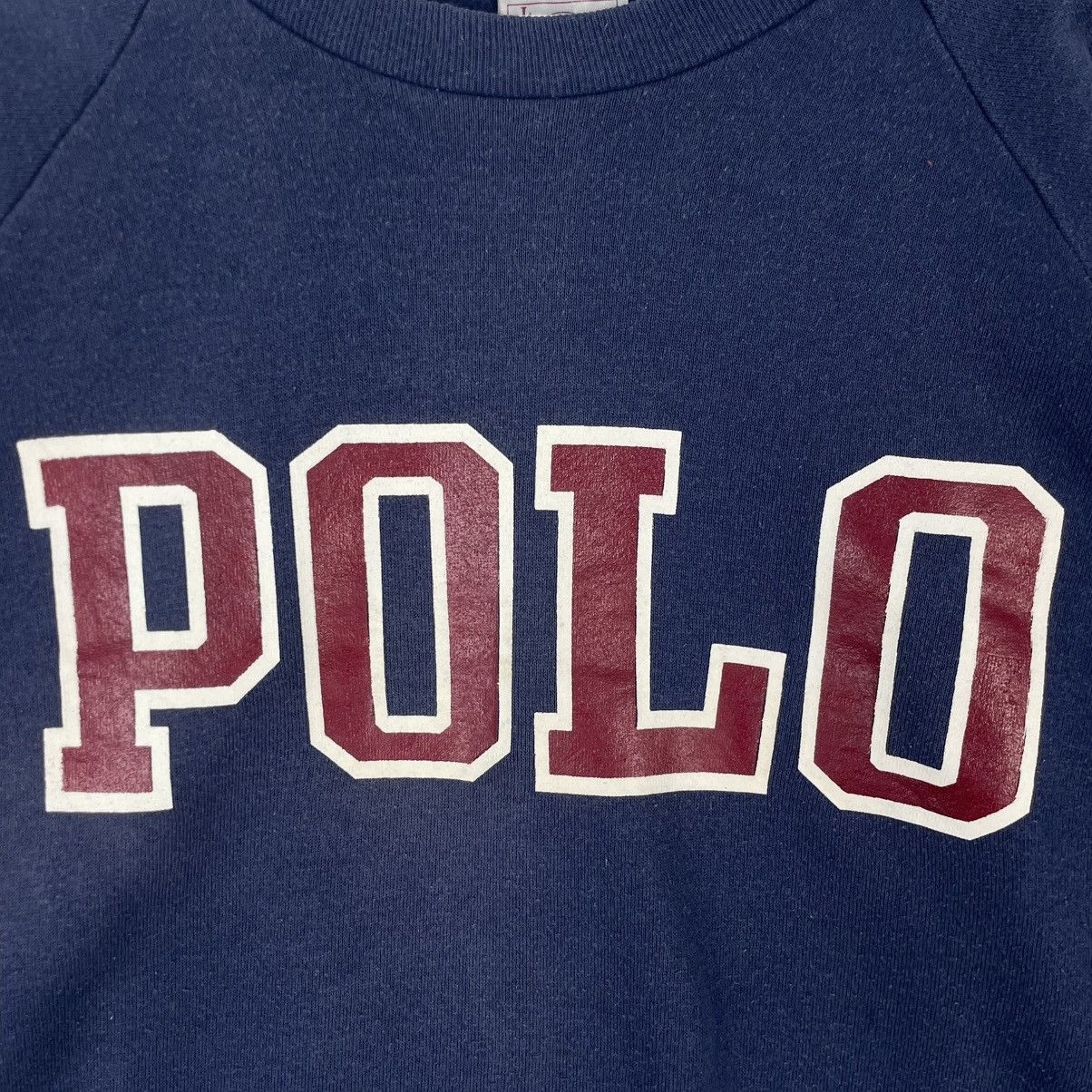 Designer × Vintage vintage Hoodie/sweater polo Ralph Lauren big spell out Size US M / EU 48-50 / 2 - 8 Thumbnail