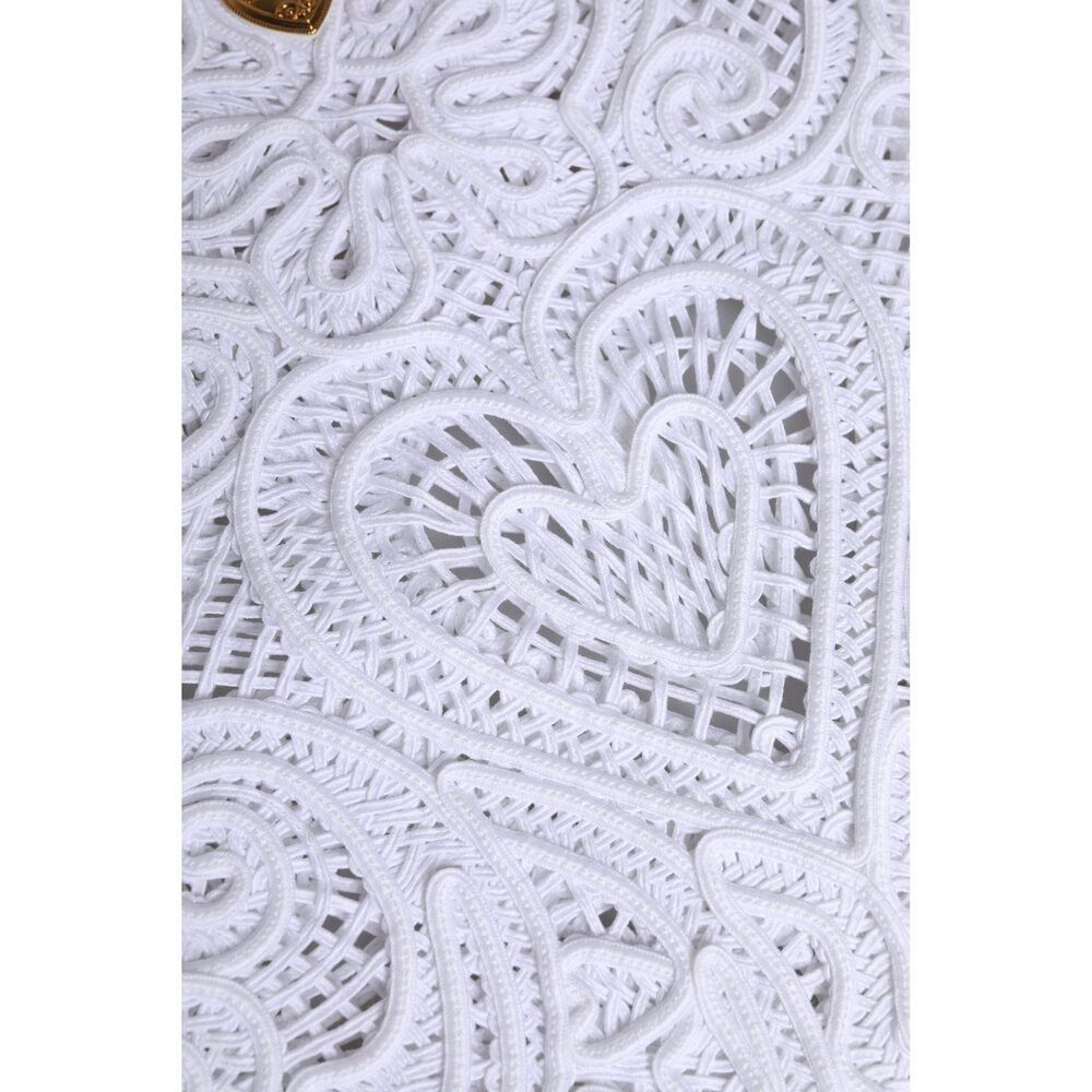 Dolce & Gabbana Dolce & Gabbana White Cordonetto Lace Beatrice Tote Shopping Size ONE SIZE - 5 Thumbnail