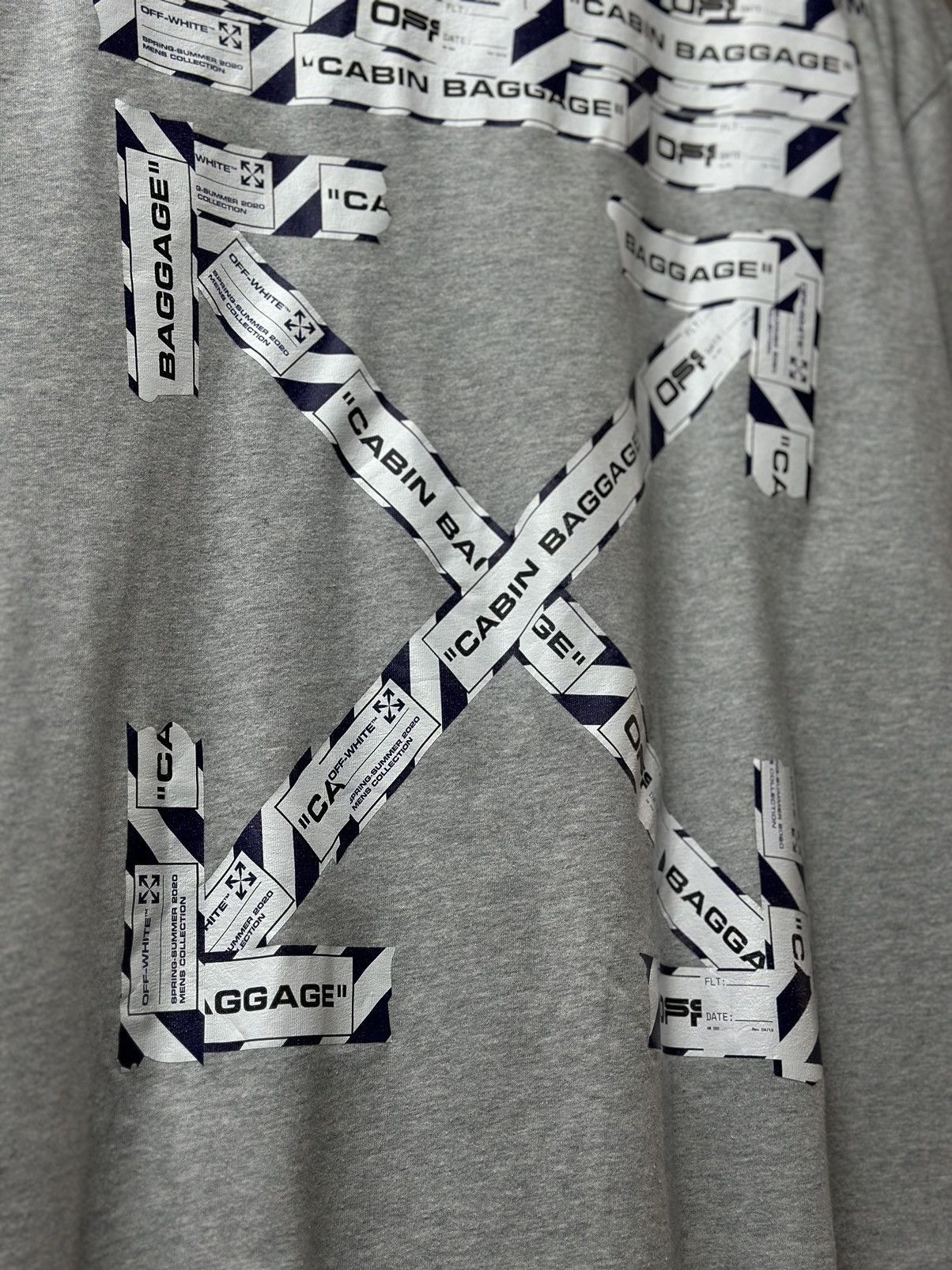 Off-White Vintage Off-White Cabin Baggage Arrows Tee Y2k Size US L / EU 52-54 / 3 - 9 Thumbnail