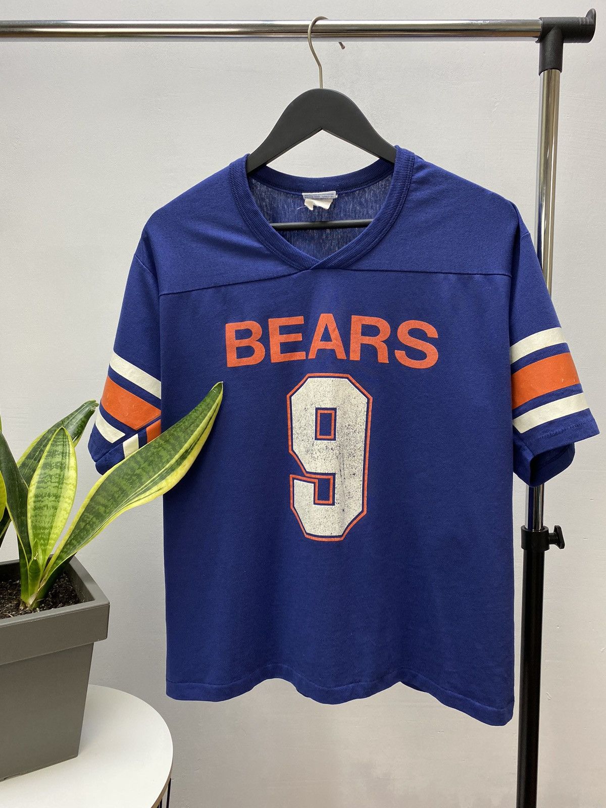 Jim Mcmahon Chicago Bears Jersey Navy Vintage Salem 80s