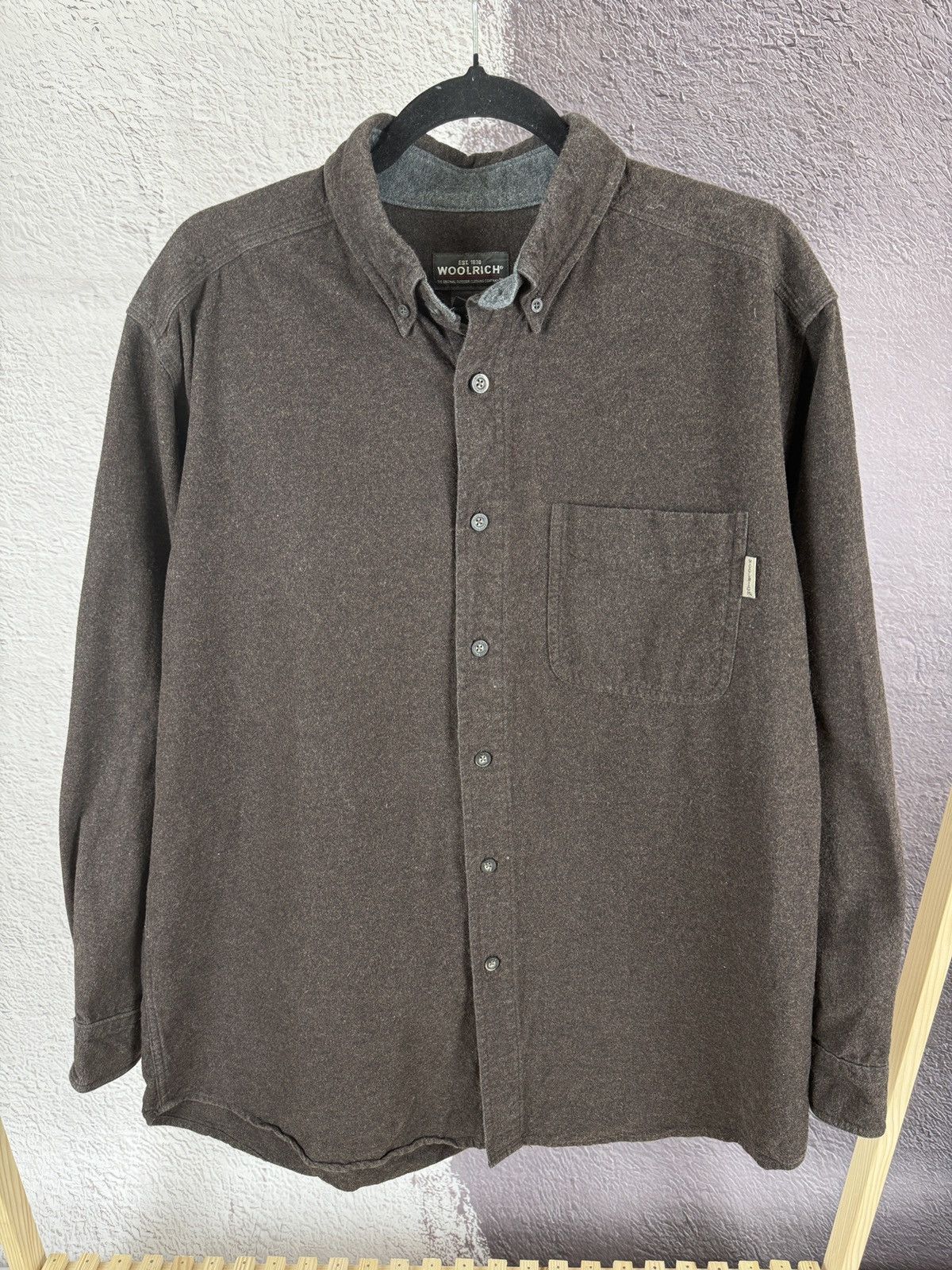 Flannel Woolrich Bison Heather vintage flannel men’s shirt size L Size US L / EU 52-54 / 3 - 2 Thumbnail