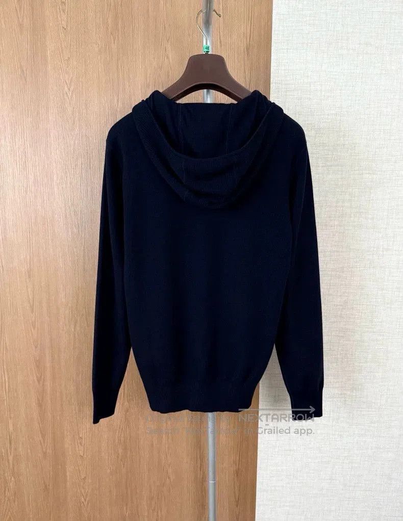 Loro Piana Loro Piana Navy Hooded Knit Sweater. Size US S / EU 44-46 / 1 - 7 Thumbnail