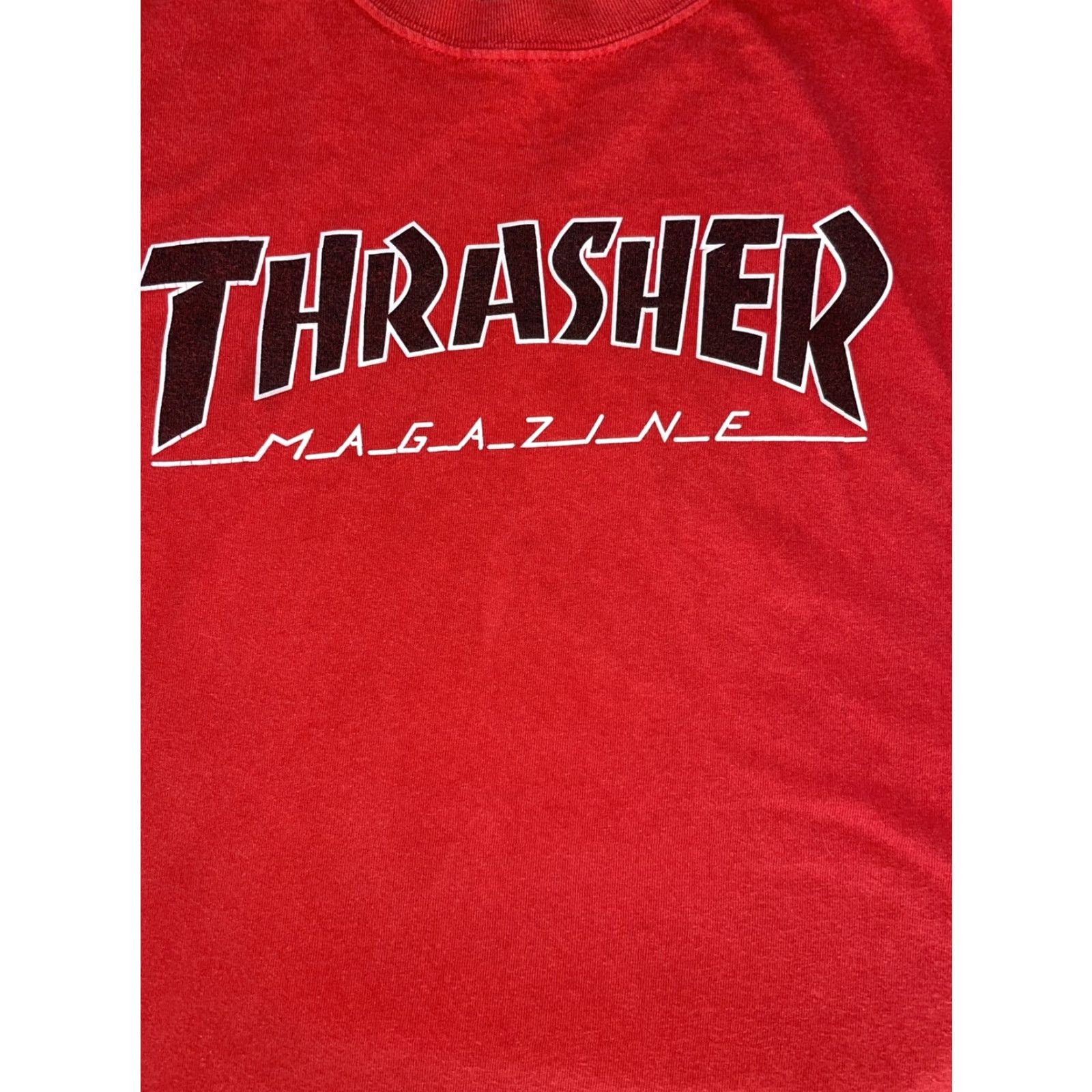 Thrasher VINTAGE Thrasher Magazinr T-Shirt Red Large Mens L Size US L / EU 52-54 / 3 - 2 Thumbnail