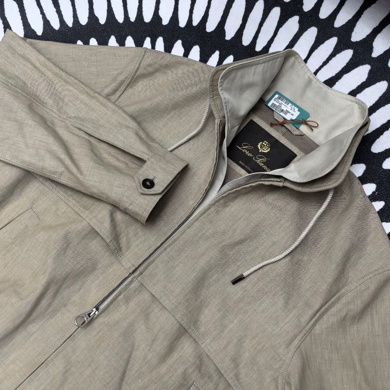Loro Piana LORO PIANA Flax colored bomber jacket Size US M / EU 48-50 / 2 - 2 Thumbnail