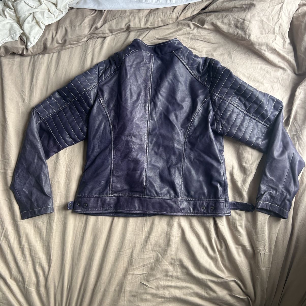 Other Yule Purple Leather Jacket Size US M / EU 48-50 / 2 - 2 Thumbnail