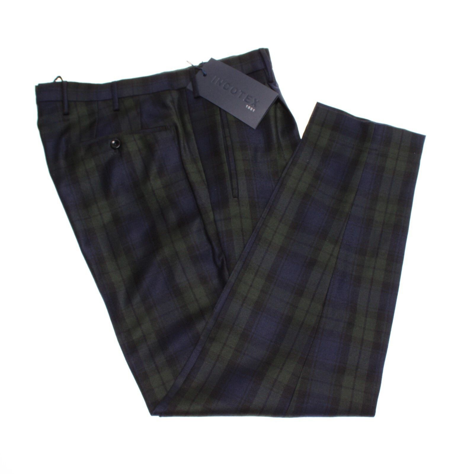 Incotex INCOTEX New with tags Dress Pants Size 32 US In Green Size US 32 / EU 48 - 2 Thumbnail