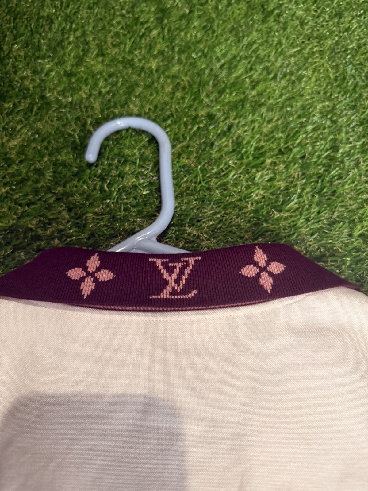 Louis Vuitton LV Rare Size🌸New Season 1AIKAD Ribbed Collar Button Up shirt Size US XL / EU 56 / 4 - 9 Thumbnail