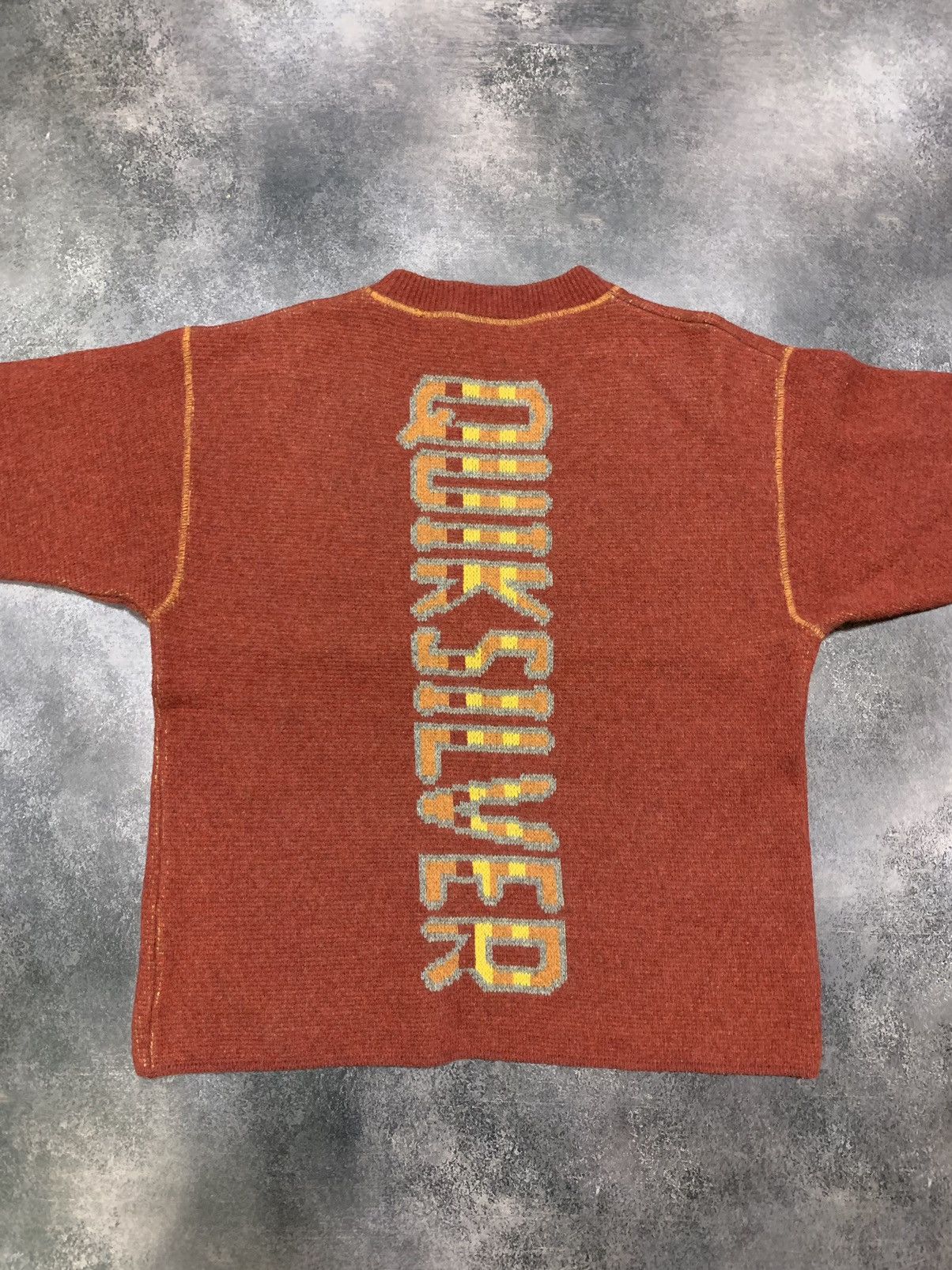 Quiksilver × Vintage Rare🍊 Vintage 90 s Quiksilver Embroidered Logo Sweatshirt Size US M / EU 48-50 / 2 - 7 Thumbnail
