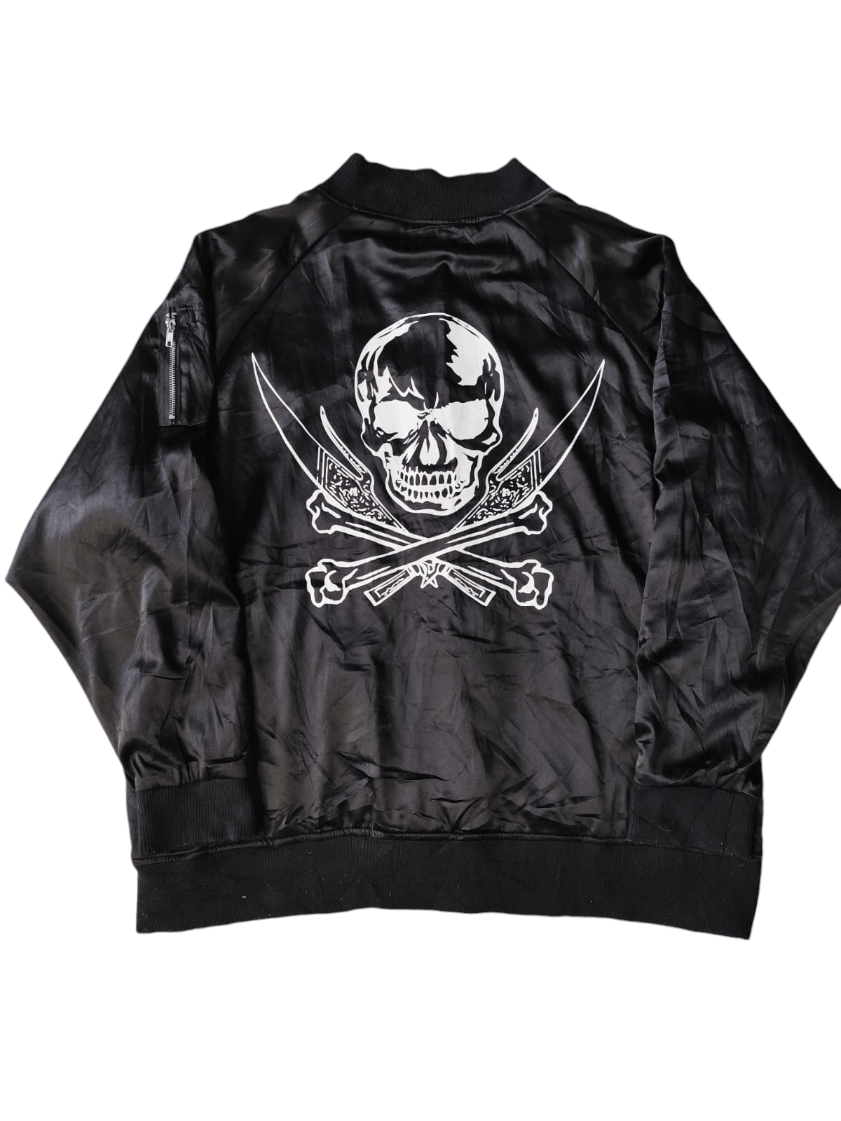 Hysteric Glamour Vintage Black Sense skulls reversible bombers jacket Size US XXL / EU 58 / 5 - 1 Thumbnail