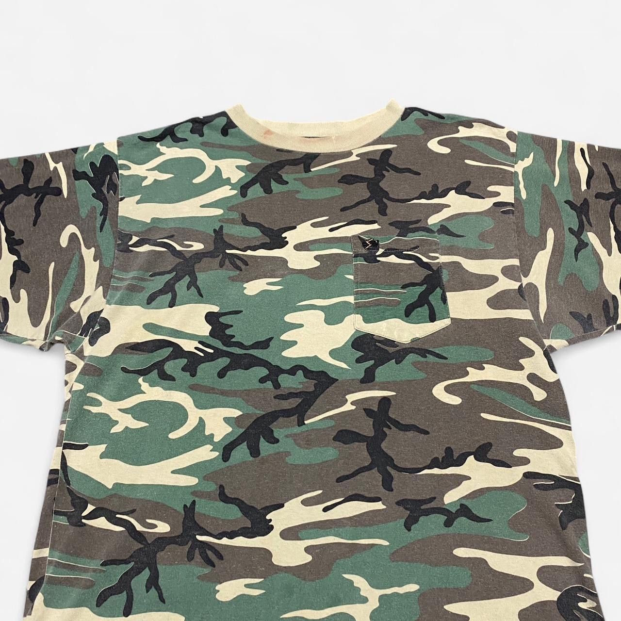 Sasquatchfabrix Vintage 90s single stitch Sasquatch classic camo Tshirt Size US XL / EU 56 / 4 - 2 Thumbnail