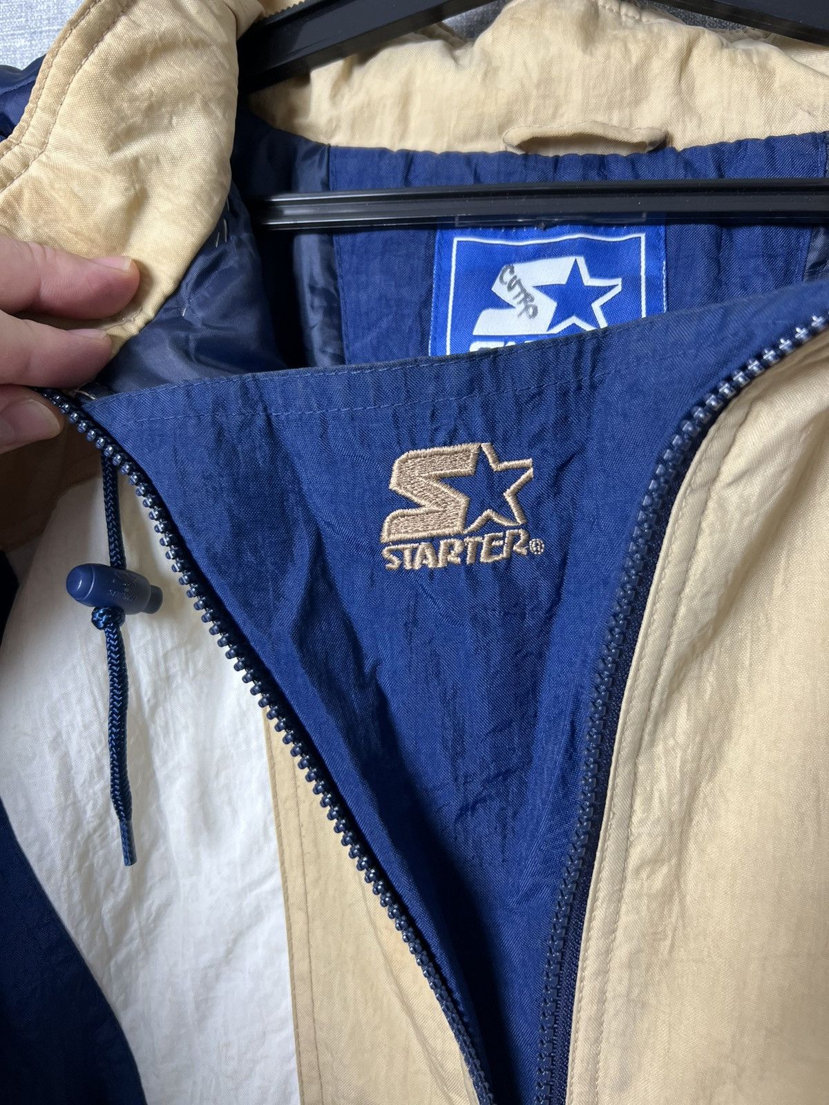Starter 90s Starter Notre Dame Fighting Irish Nylon Bomber Jacket Size US L / EU 52-54 / 3 - 14 Thumbnail