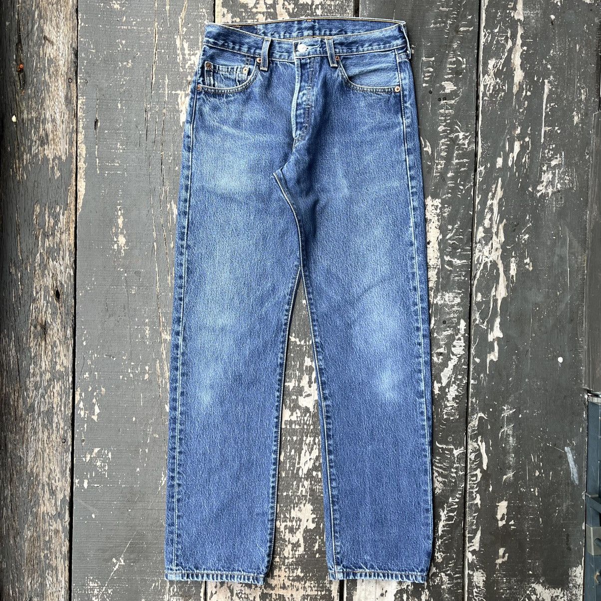 Levi's Vintage 90s Levi’s 501 Jeans – Stonewash 0115 Size US 30 / EU 46 - 1 Thumbnail