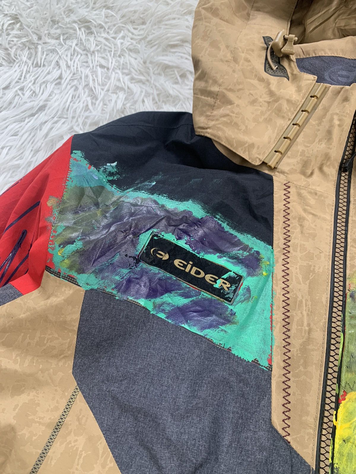 Goretex Cozy Paint Multicolor Eider Xenium Goretex Jacket Hooded Size US M / EU 48-50 / 2 - 6 Thumbnail