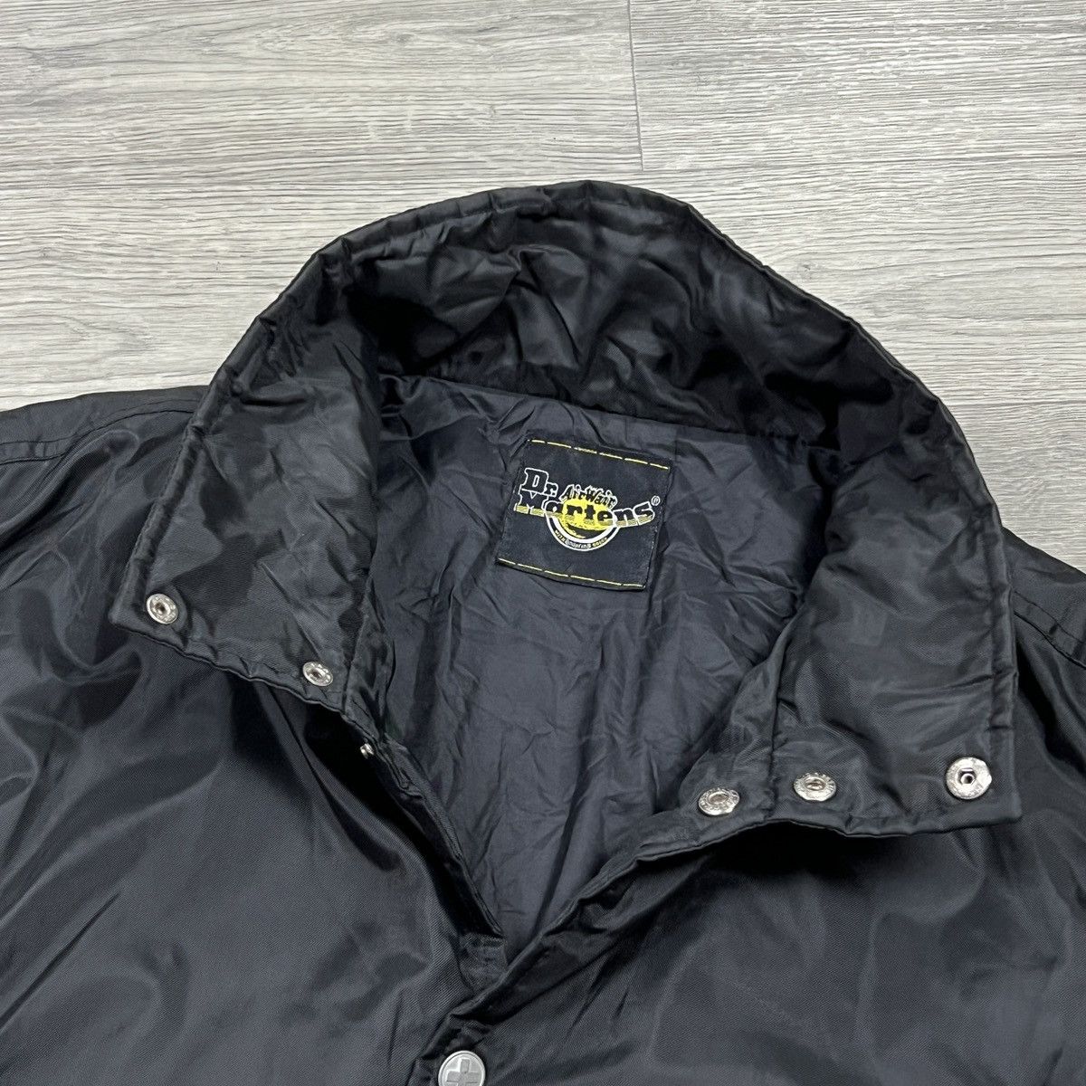 Dr. Martens Vintage Dr. Martens Air Wair Jacket Black Windbreaker Logo Size US L / EU 52-54 / 3 - 4 Thumbnail