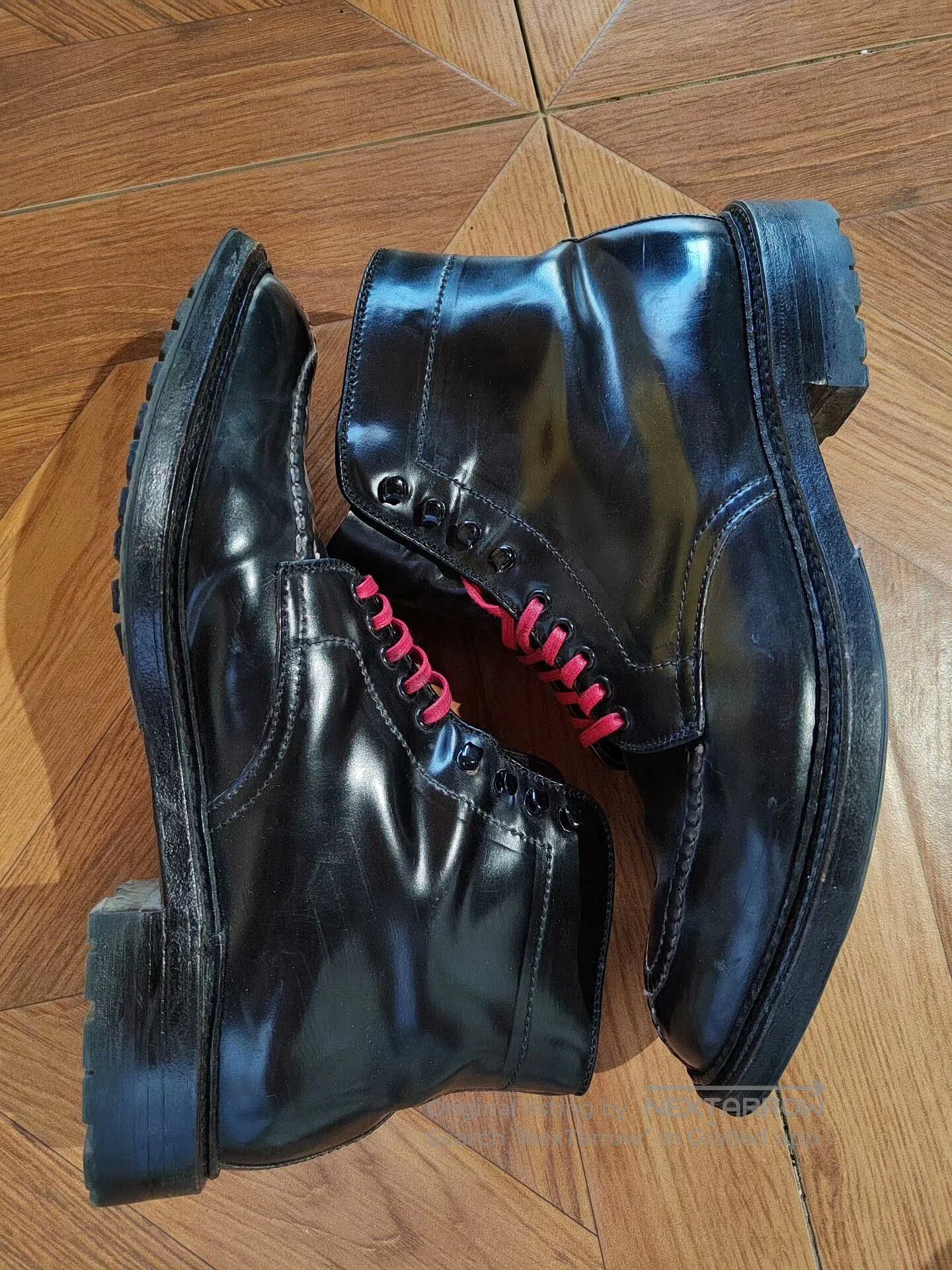 Alden Alden Black Leather Tanker Boots. Size US 7.5 / EU 40-41 - 4 Thumbnail