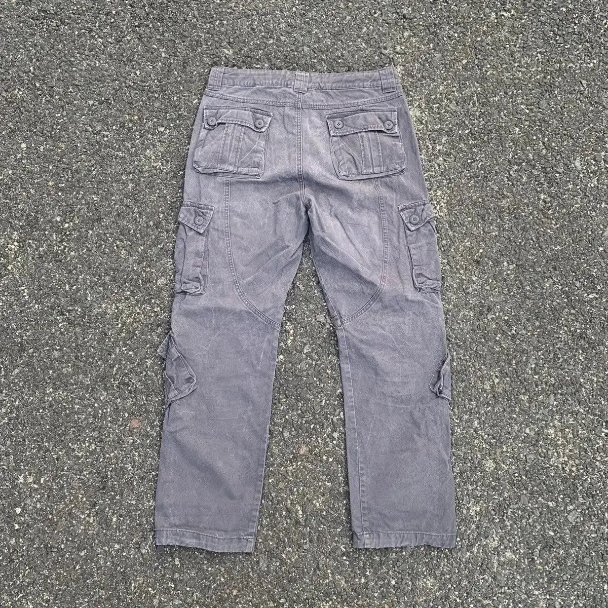 Matchless ⚡️FASTDEAL⚡️MATCHSTICK Utility MultiPocket Faded Cargo Pants Size US 34 / EU 50 - 8 Thumbnail