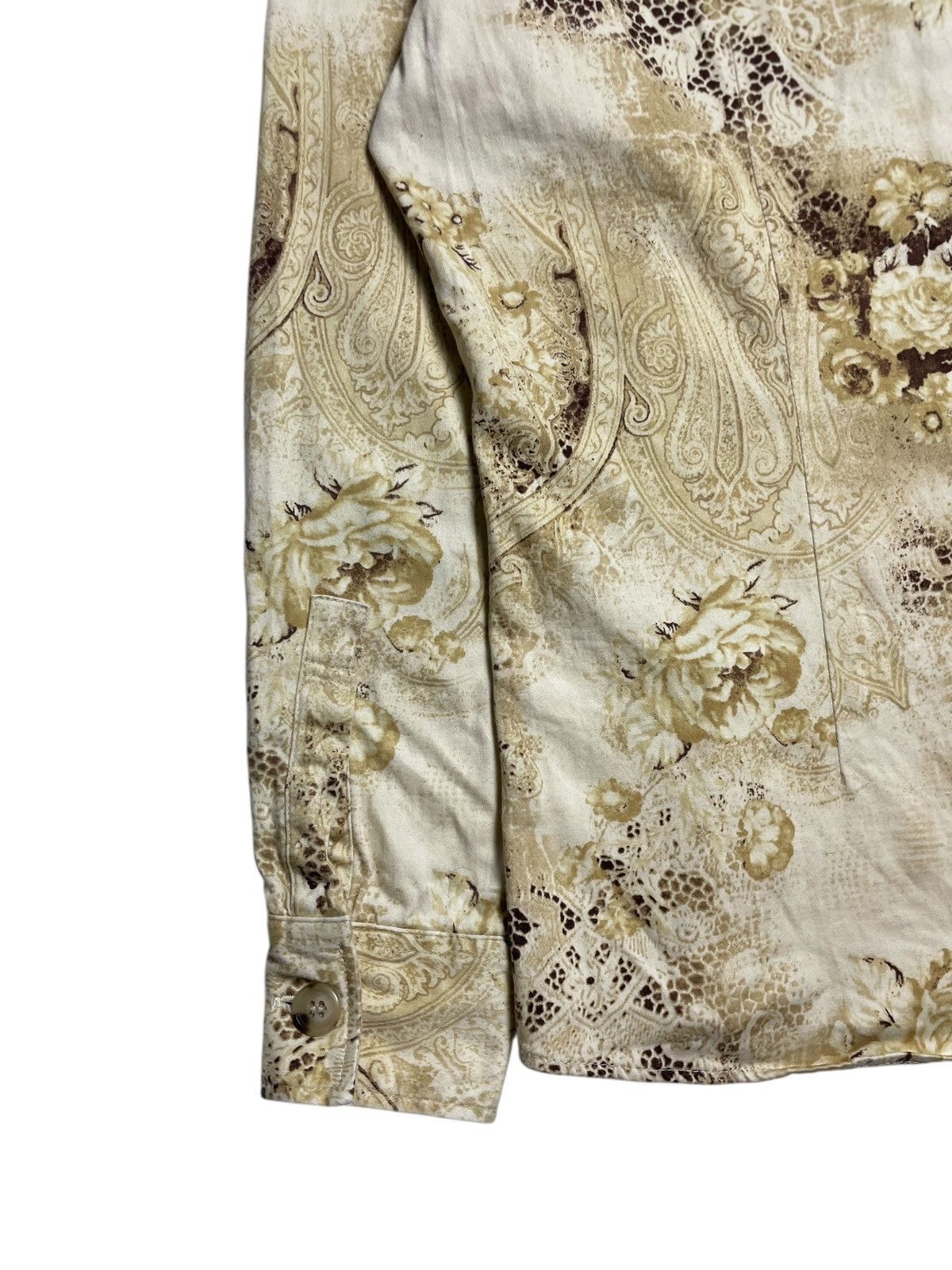 Tornado Mart 2000’s Tornado Mart - Golden Floral Pattern Longshirt Size US M / EU 48-50 / 2 - 9 Thumbnail