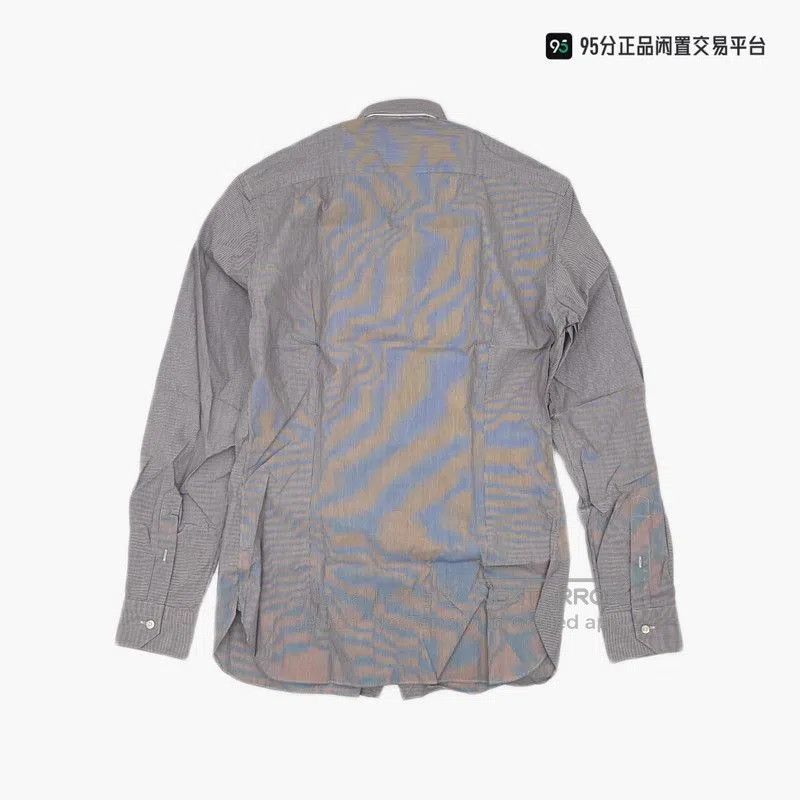 Ermenegildo Zegna Ermenegildo Zegna FW21 Slim Stripe Long Sleeve Shirt. Size US M / EU 48-50 / 2 - 1 Thumbnail