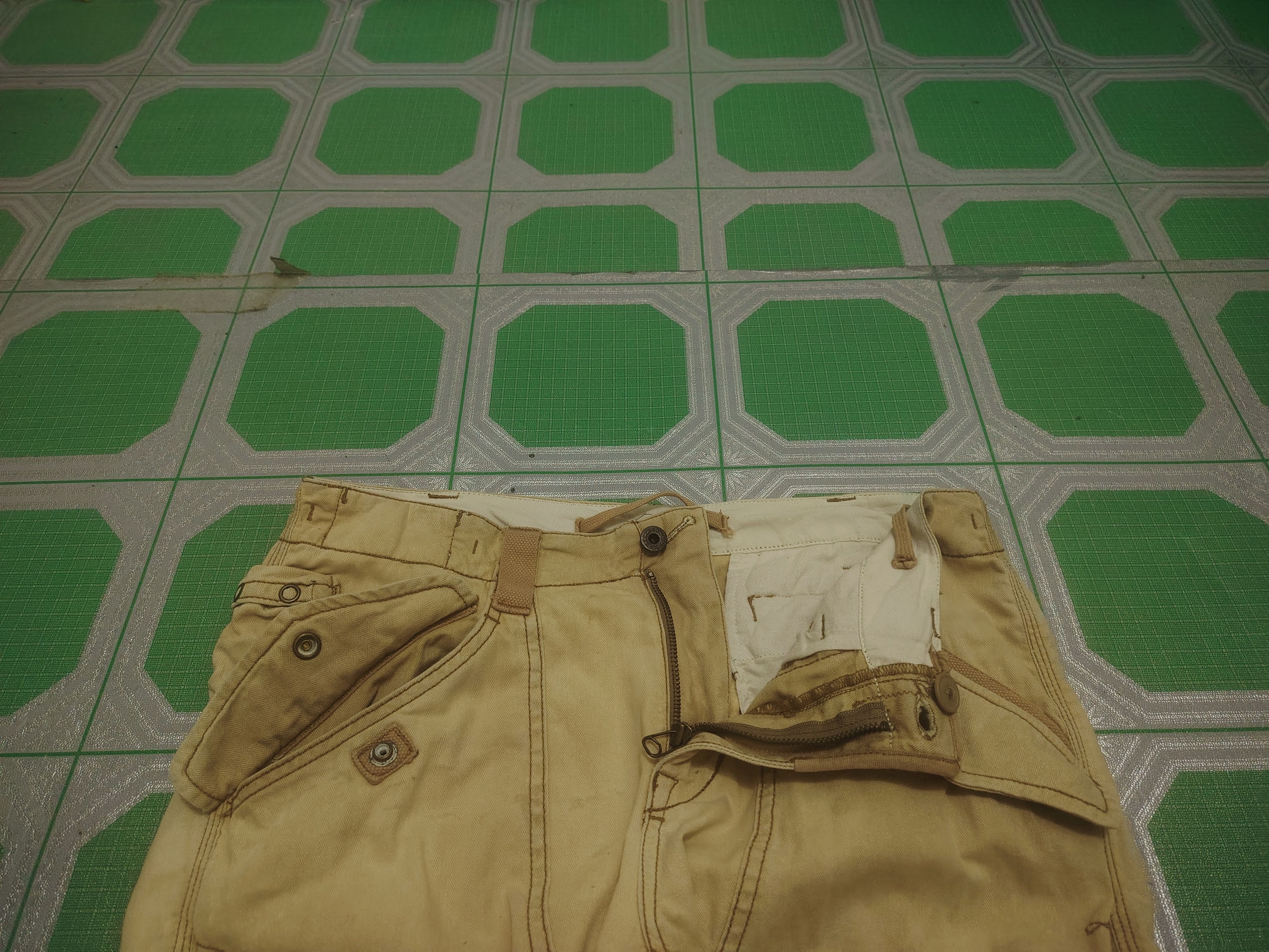 Polo Ralph Lauren Vtg Polo RL Multipocket distressed Bleachers Cargo Pants Size US 32 / EU 48 - 9 Thumbnail