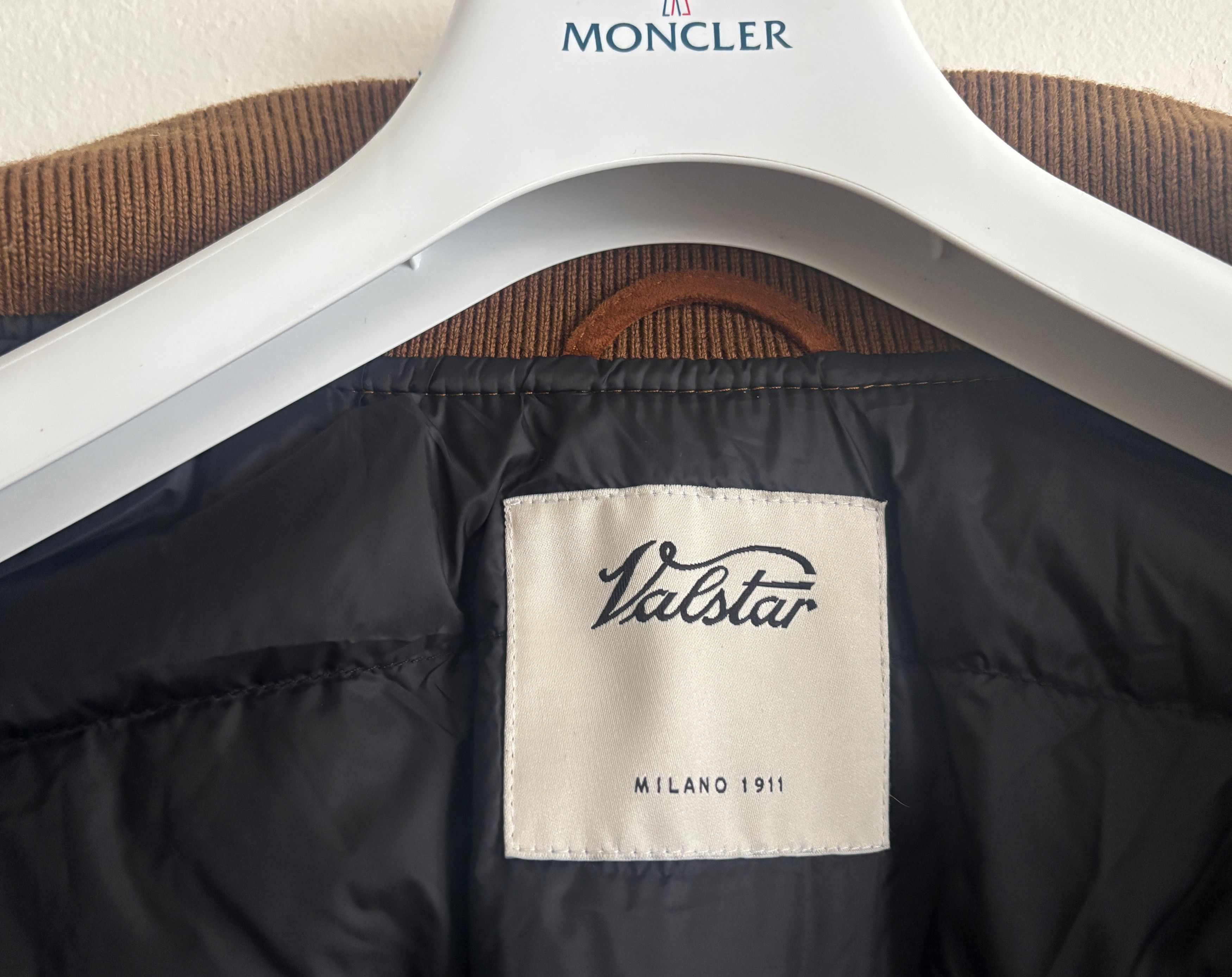 Valstar $1995 Down Suede Bomber Jacket- EU54 - US 40-42 (Large) Size US L / EU 52-54 / 3 - 11 Thumbnail
