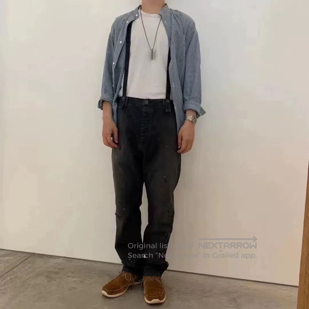 Visvim visvim travailler braces pants black. Size US 32 / EU 48 - 5 Thumbnail