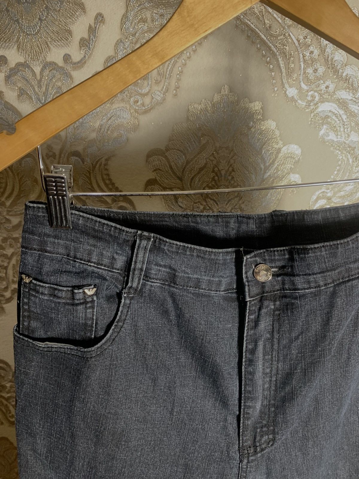 Emporio Armani VINTAGE EMPORIO ARMANI DENIM JEANS ITALIAN DESIGNER Y2K 90s Size US 38 / EU 54 - 4 Thumbnail