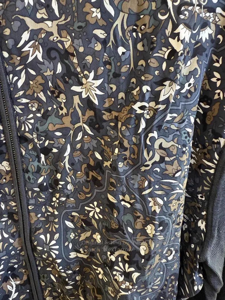 Hermes Hermes Silk patchwork knitted jacket coat Size US S / EU 44-46 / 1 - 3 Thumbnail