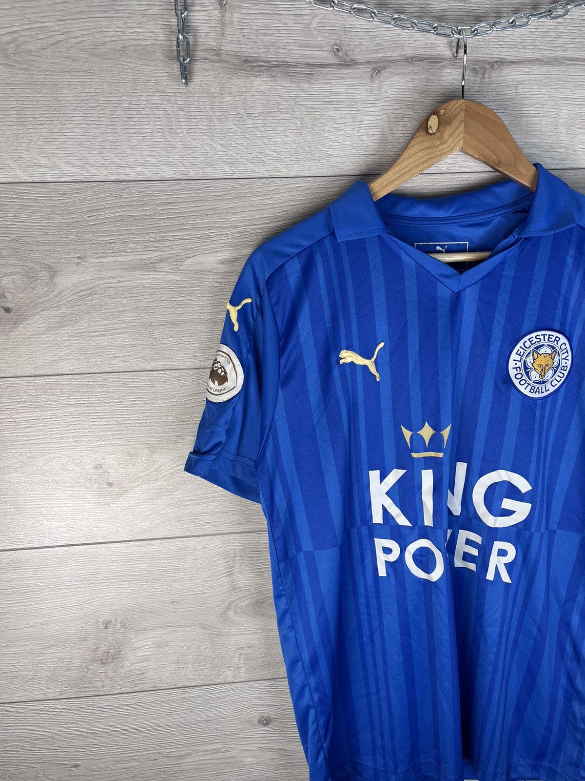 Puma Men’s soccer jersey Puma FC Leister Sity size M 2015/16s Size US M / EU 48-50 / 2 - 2 Thumbnail