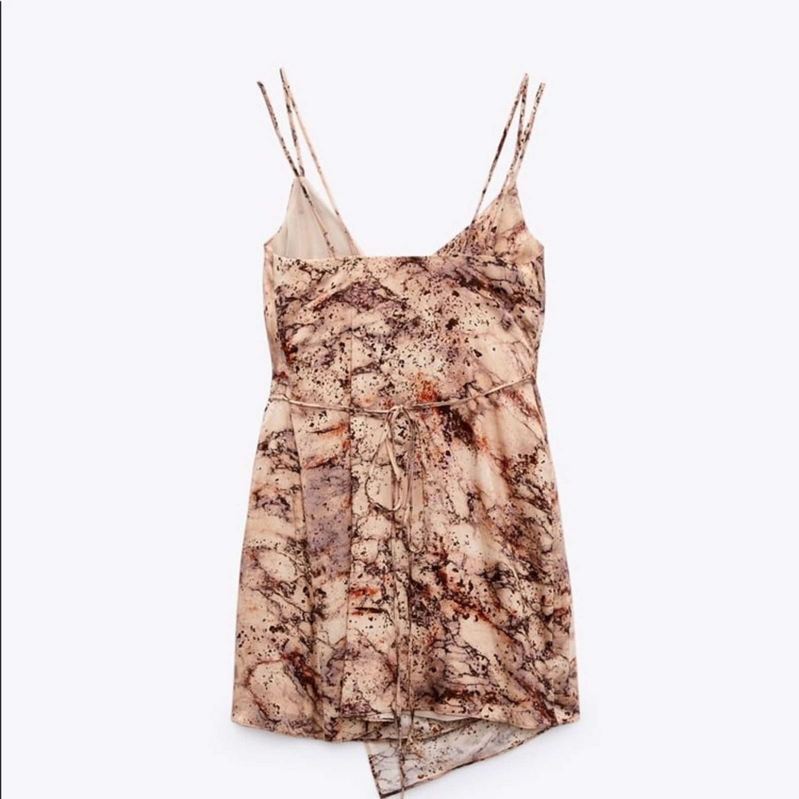 Zara ZARA SATIN EFFECT PRINT DRESS Size XS / US 0-2 / IT 36-38 - 8 Thumbnail
