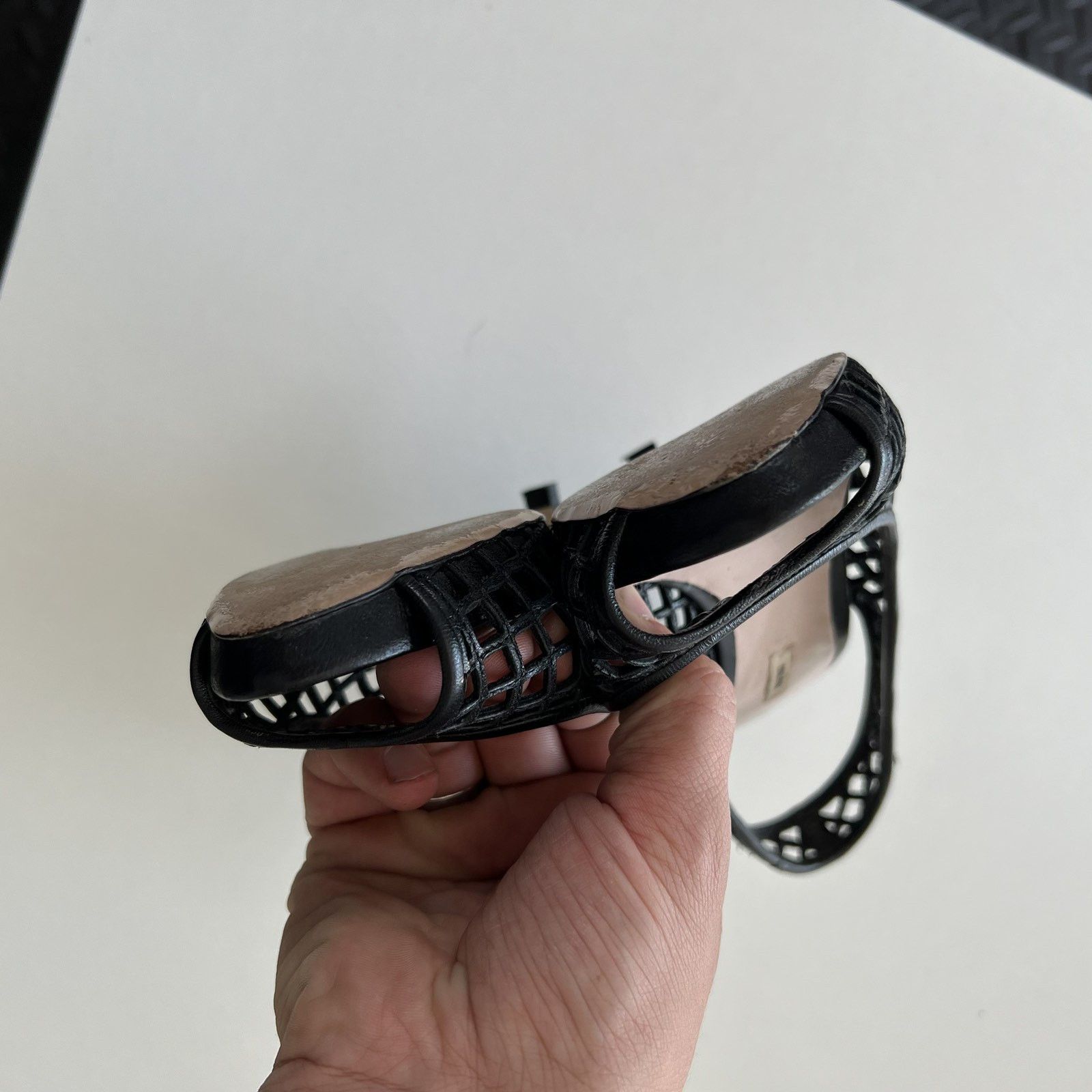 Miu Miu VTG Miu Miu leather heels shoes size 35 Black Size US 5 / IT 35 - 10 Thumbnail
