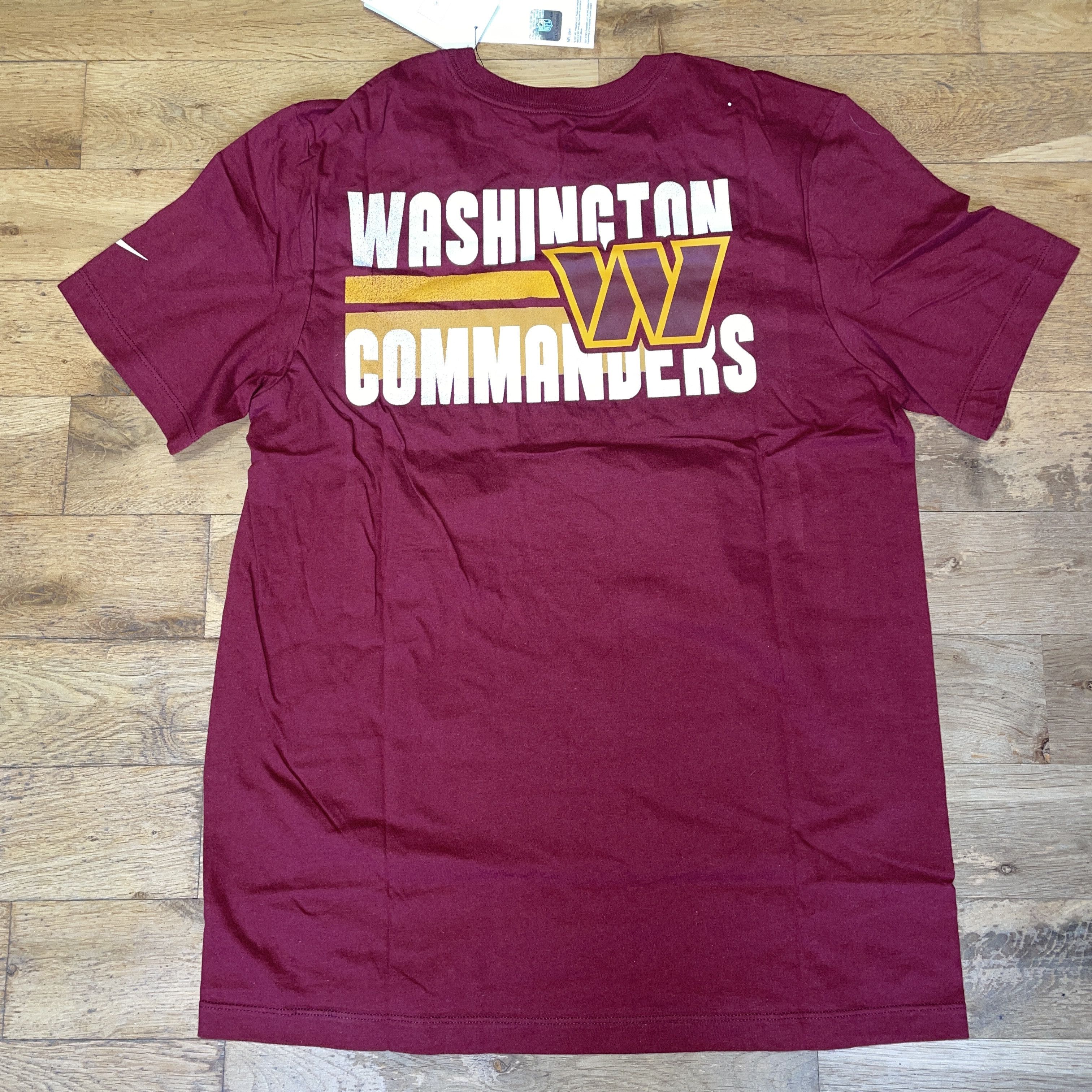 NFL × Nike NIKE NFL WASHINGTON COMMANDERS MEN'S LOGO T-SHIRT Size M Size US M / EU 48-50 / 2 - 2 Thumbnail