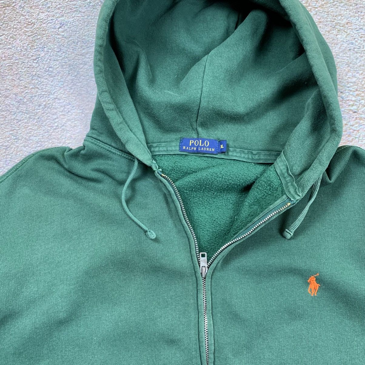 Polo Ralph Lauren Polo Ralph Lauren Green Zip Hoodie Size US XL / EU 56 / 4 - 5 Thumbnail