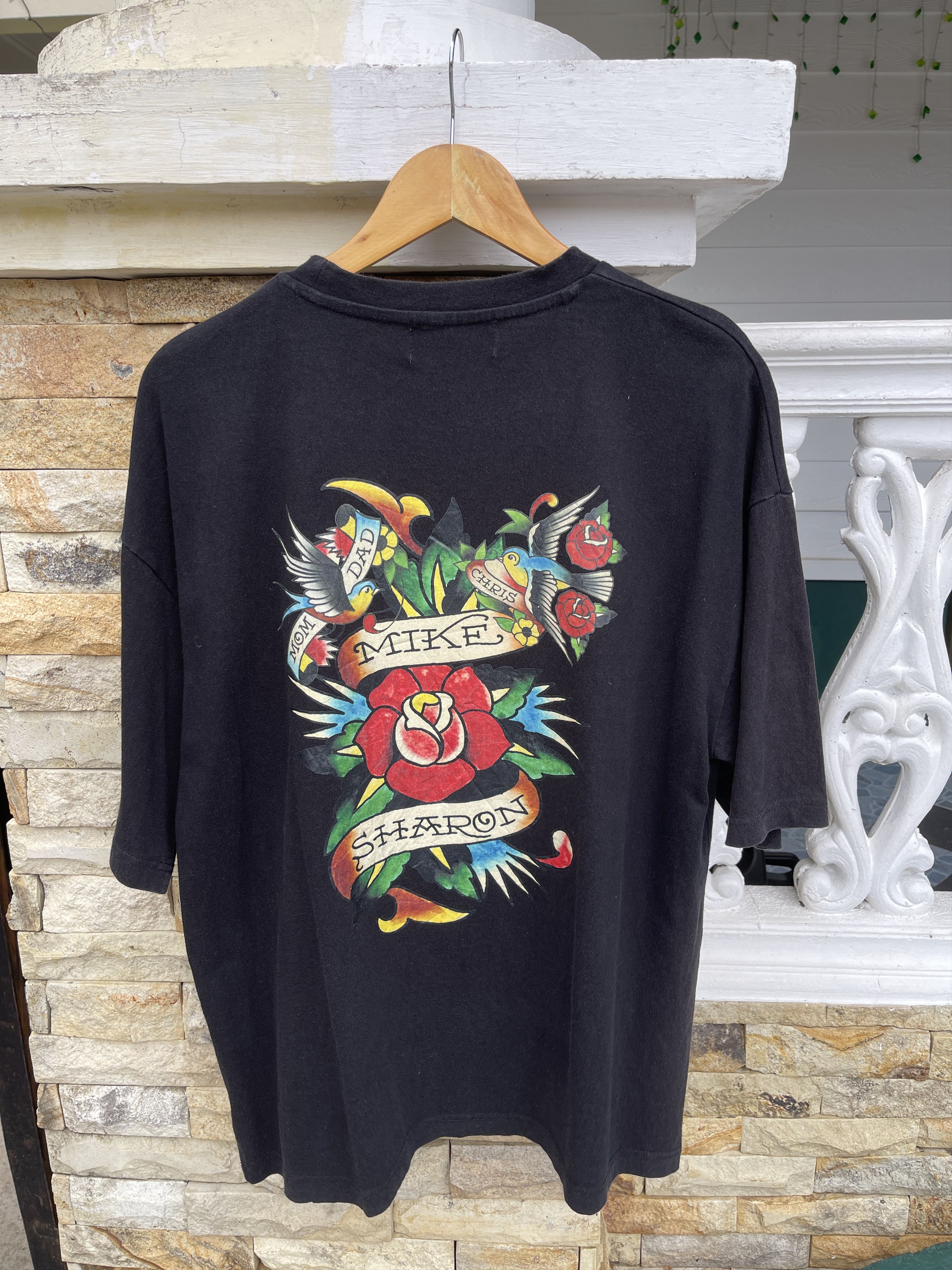 Last Drop🔥Rare🔥Vintage Ed-Hardy Black T-Shirt