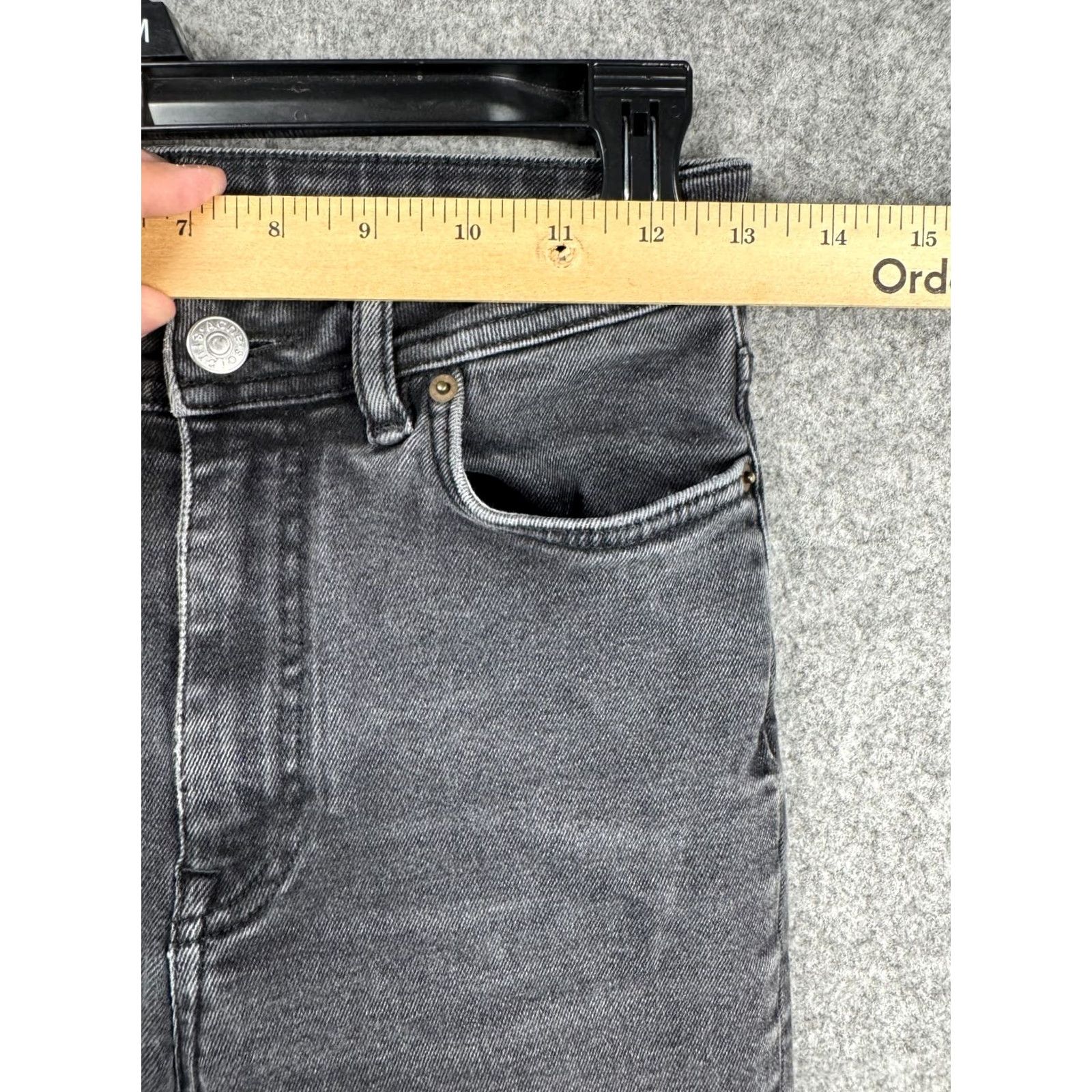 Acne Studios Acne Studios Jeans Women's Skinny 26 x 25 Black Stockholm Bla Konst Italy Denim Slim Rock Gothic Retro Punk Theme Boys? Size 26" / US 2 / IT 38 - 7 Thumbnail