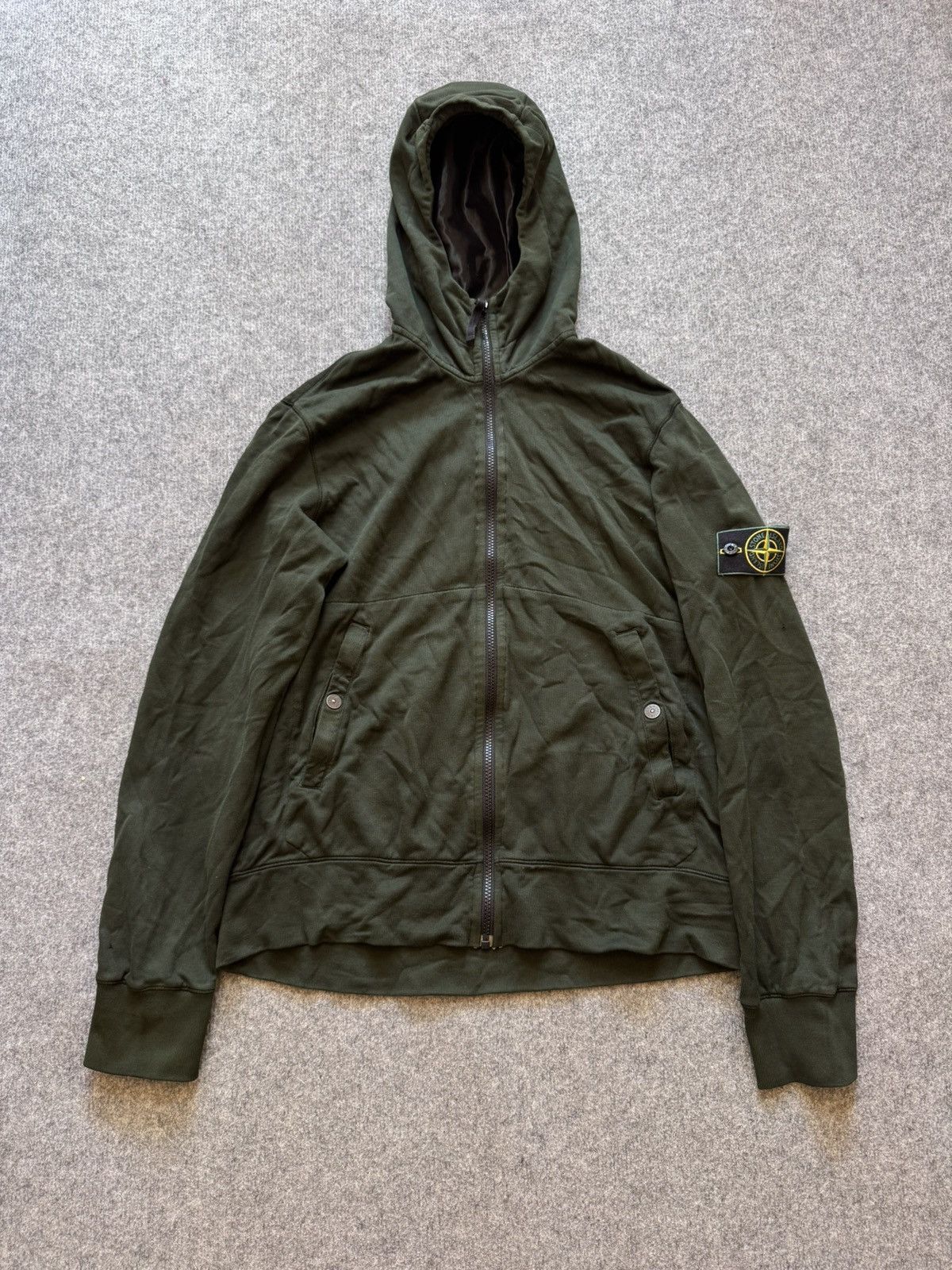 Stone Island Hoodie vintage Stone Island zip Size US L / EU 52-54 / 3 - 6 Thumbnail