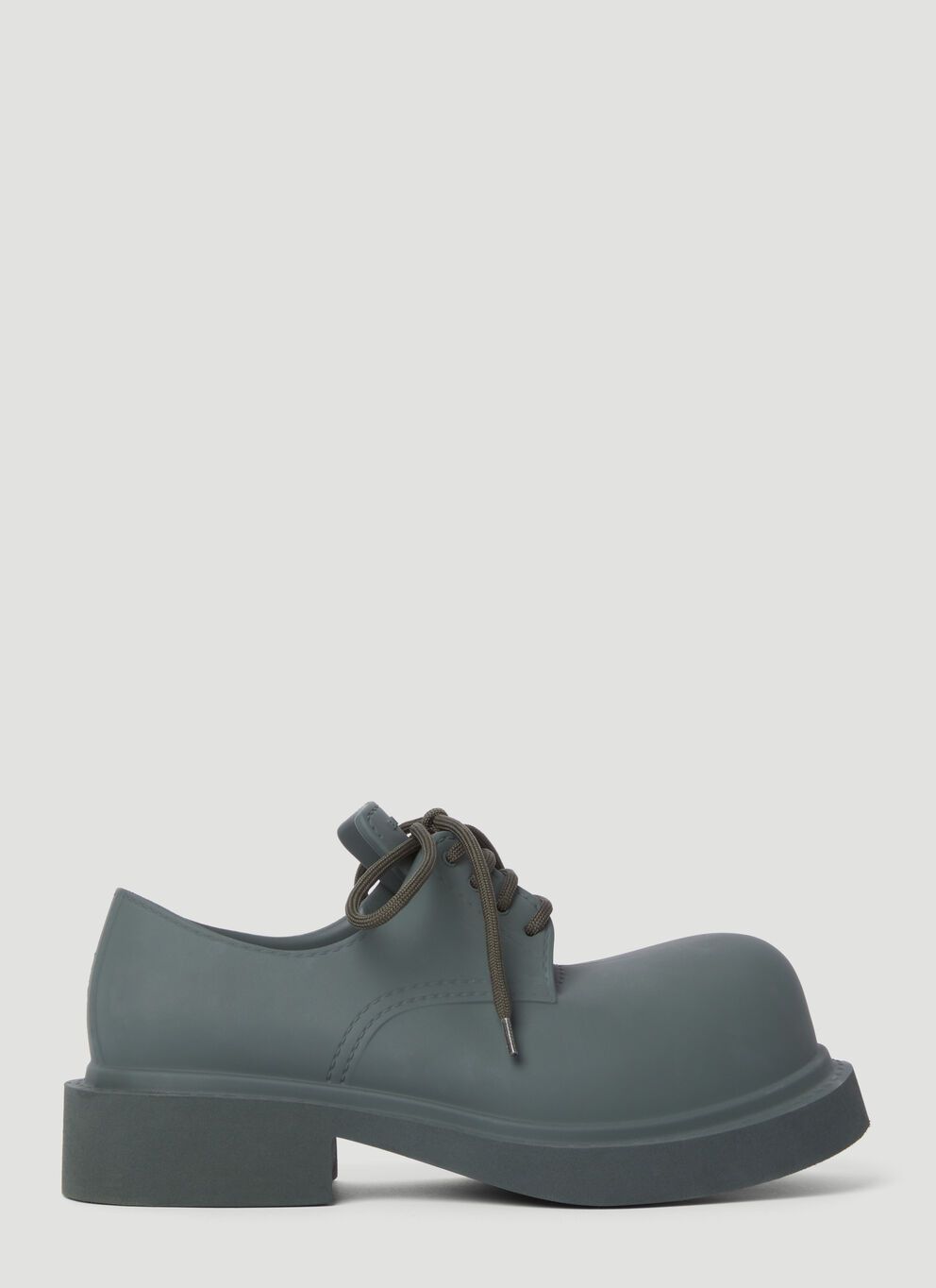 image of Balenciaga Steroid Derby Shoes in Grey, Men's (Size 8)