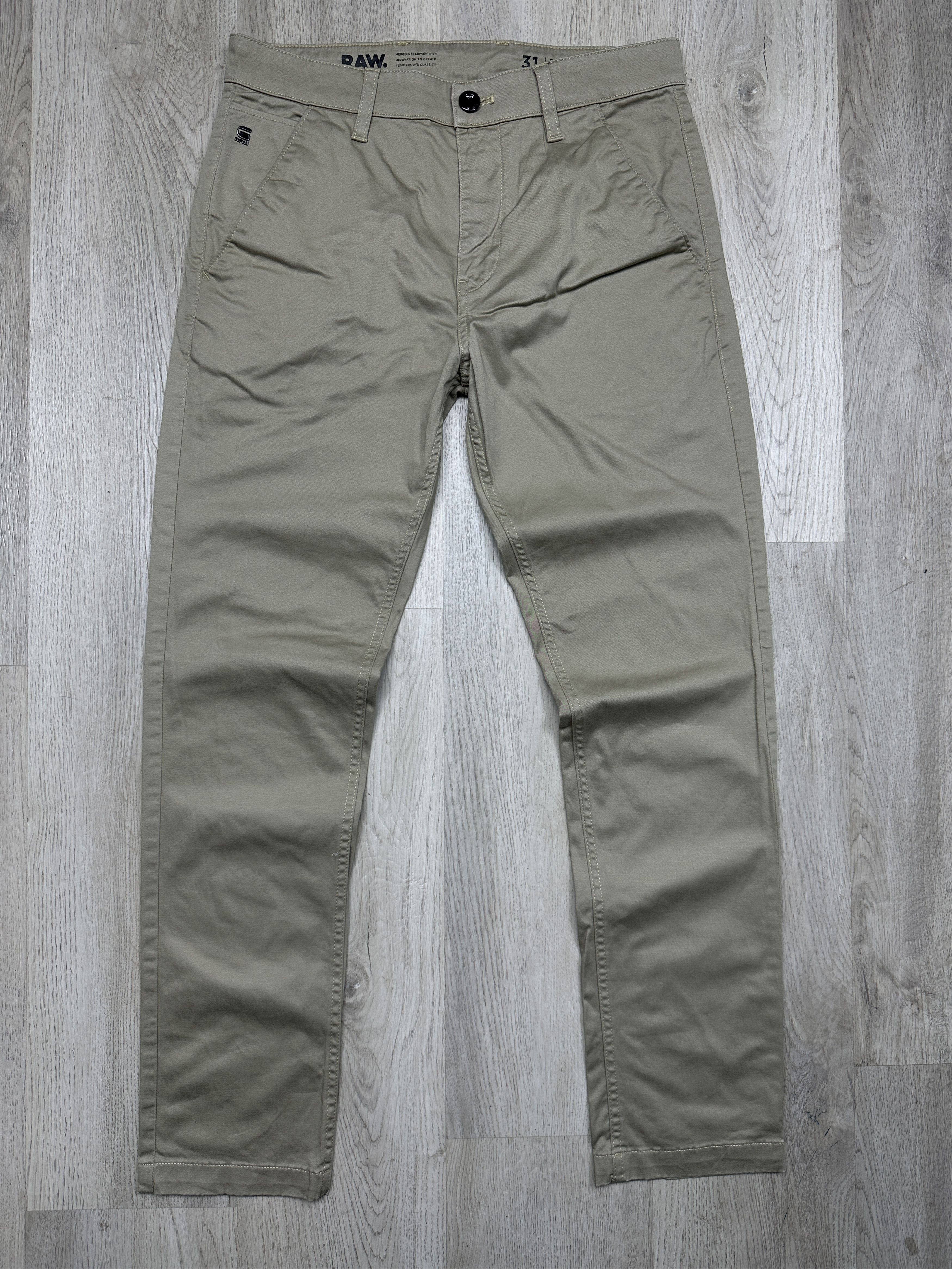 G-Star G Star Raw Mens Slim Chino Pants Size US 31 - 1 Thumbnail