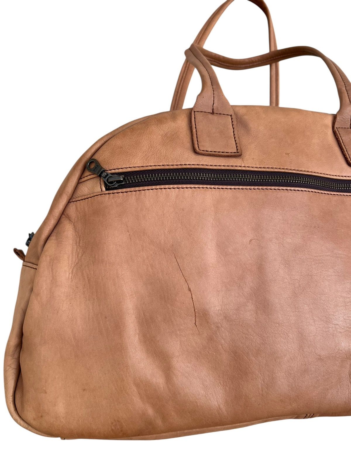 Ciaopanic Ciaopanic Scratch Patina Cowhide Leather Weekender Bag Size ONE SIZE - 7 Thumbnail