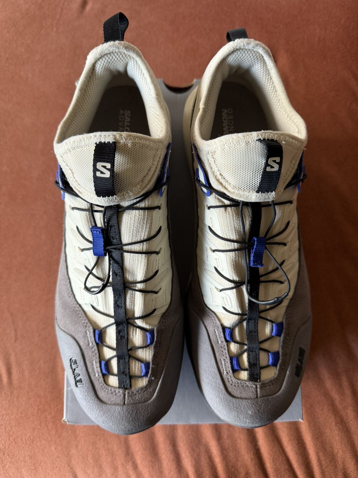 Salomon Salomon Alpinway Advanced | S[LAB] - Almond Milk/Plum Size US 8.5 / EU 41-42 - 8 Thumbnail