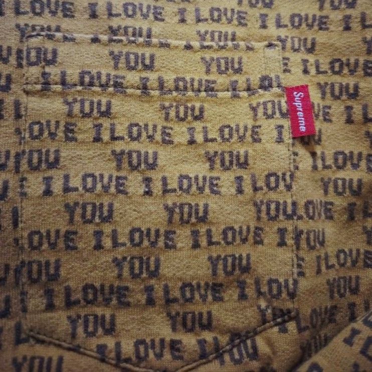Supreme Supreme I Love You Jacquard L/S Top FW16 Size US M / EU 48-50 / 2 - 5 Thumbnail