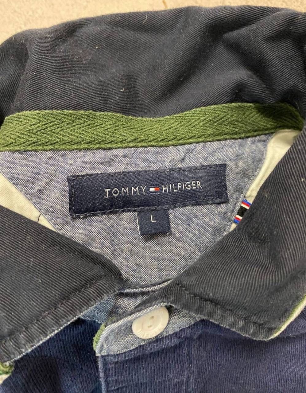 Polo Ralph Lauren × Vintage Vintage Polo Ralph Lauren style Distressed Rugby Sweatshirt Size US L / EU 52-54 / 3 - 5 Thumbnail