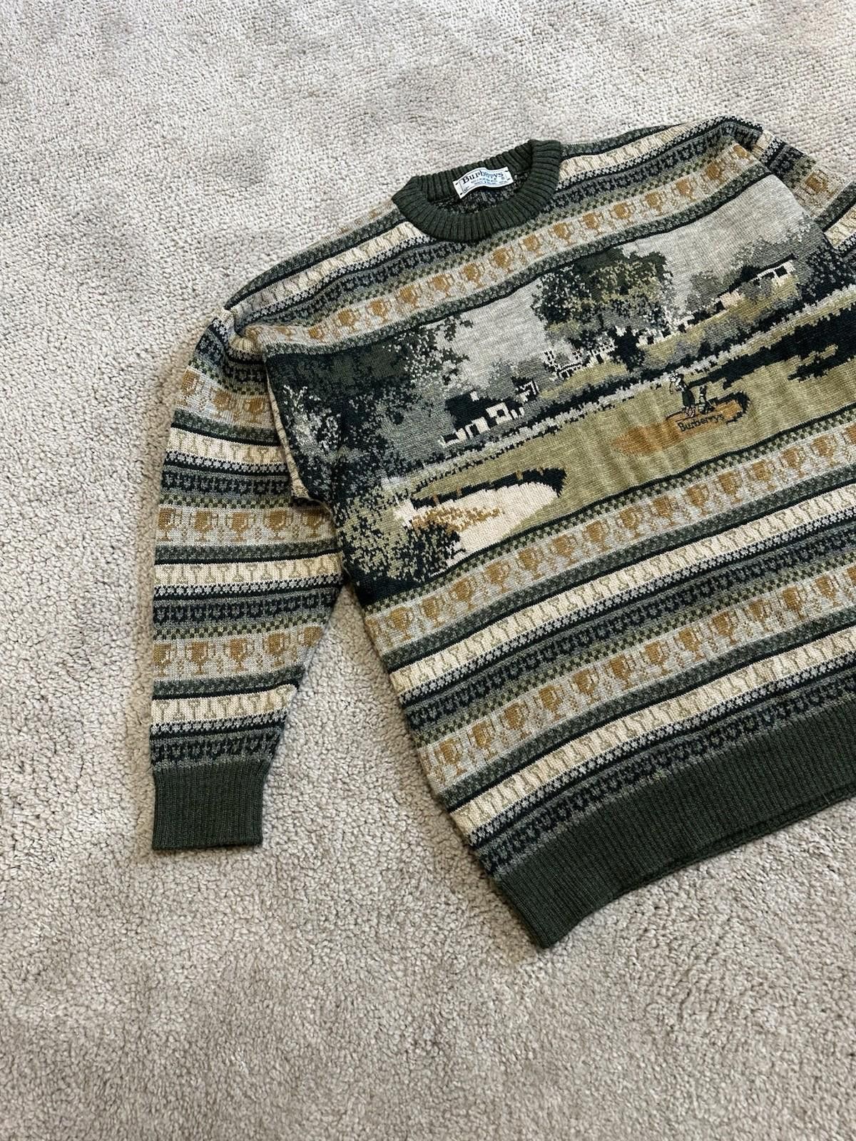 Burberry Burberrys Vintage Golf Logo Knit Sweater Sz M Size US M / EU 48-50 / 2 - 3 Thumbnail