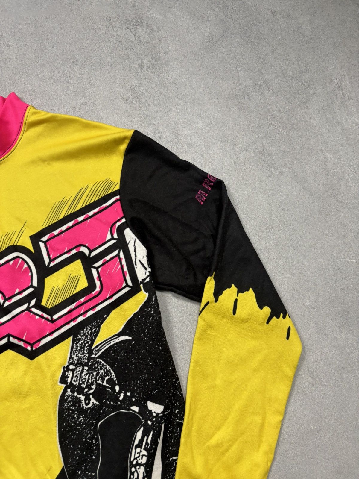 Vintage Vintage MRT M.Robert Cycling Jersey Neon BMX MTB Racing Top Size US L / EU 52-54 / 3 - 3 Thumbnail